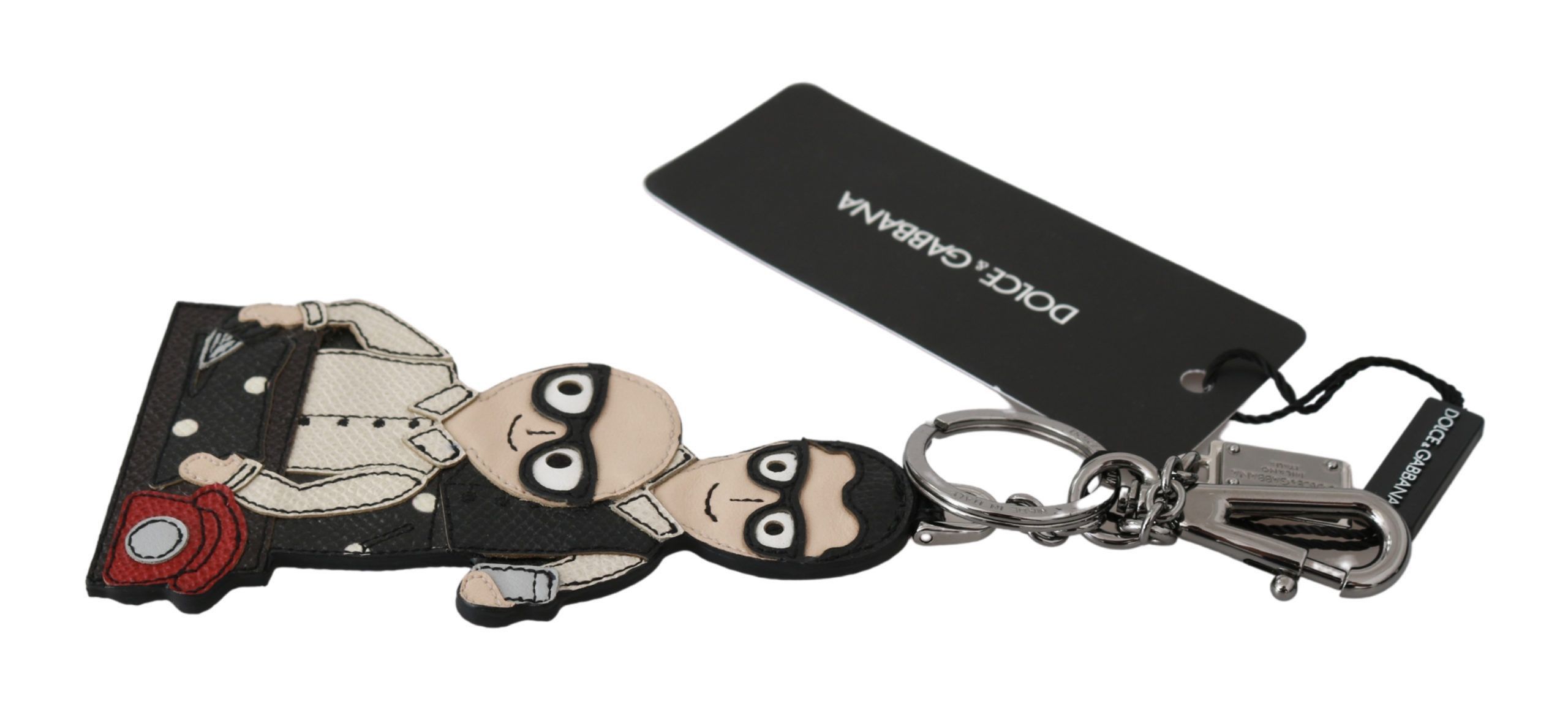 Dolce & Gabbana Elegant Trio-Tone Leather Women's Keychain Size ONE SIZE - 1 Thumbnail