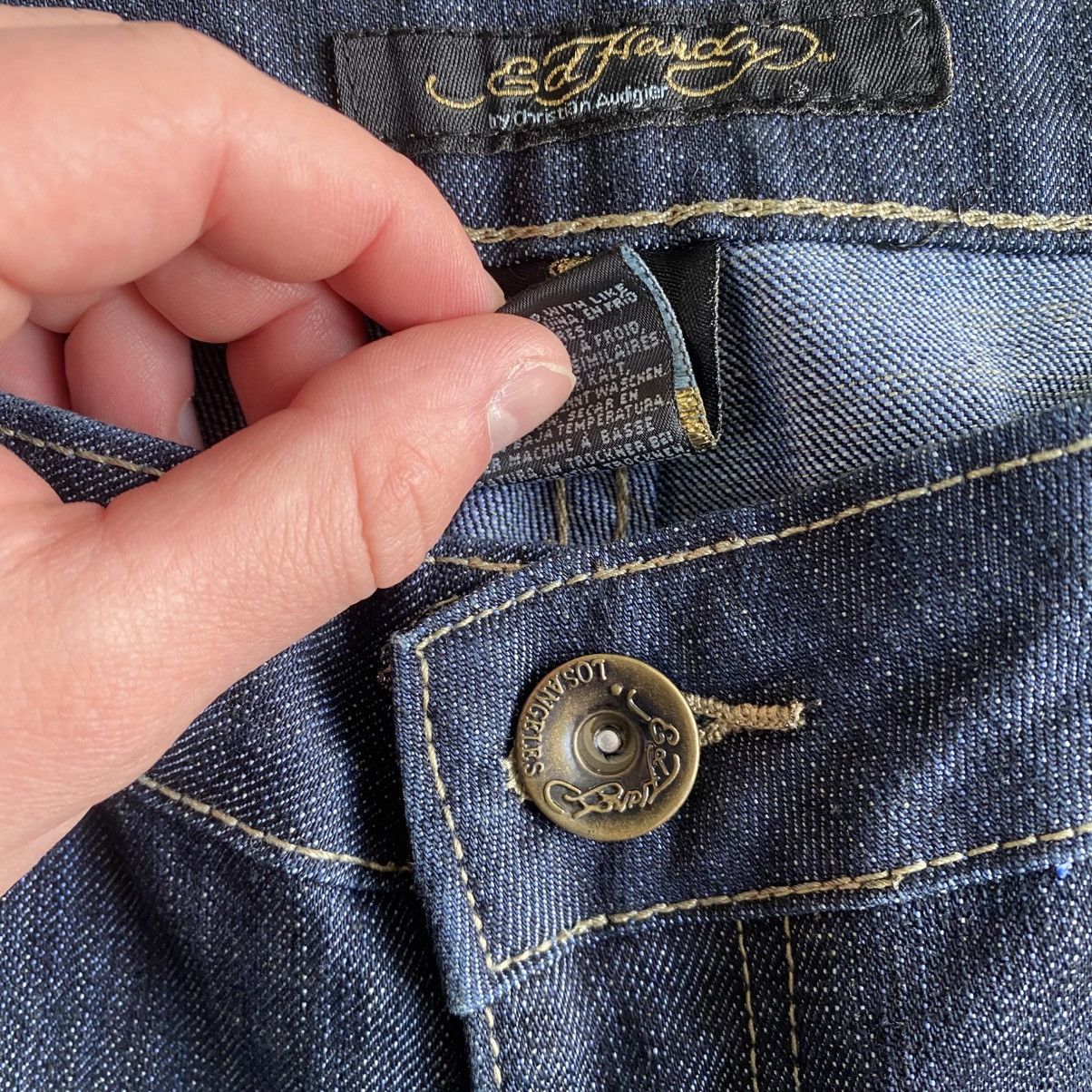 Ed Hardy Vintage Ed Hardy Jeans by Christian Audigier Denim Pants Y2K Size US 31 - 13 Thumbnail