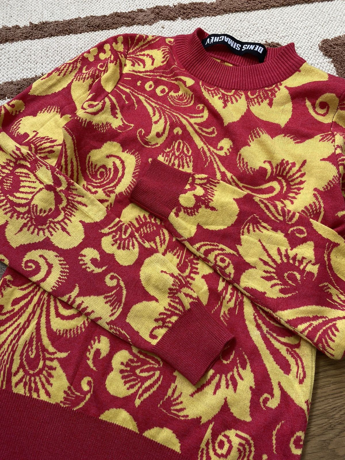 Denis Simachev DENIS SIMACHEV VINTAGE PATTERNS SWEATER Size M / US 6-8 / IT 42-44 - 3 Thumbnail