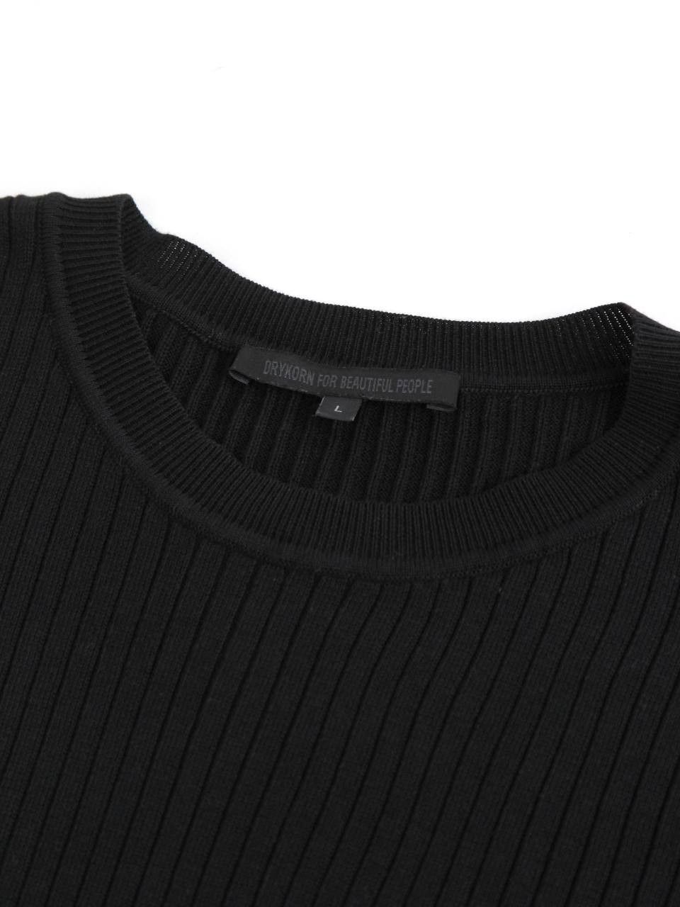 DRYKORN DRYKORN Knitted black jumper Size US L / EU 52-54 / 3 - 7 Thumbnail