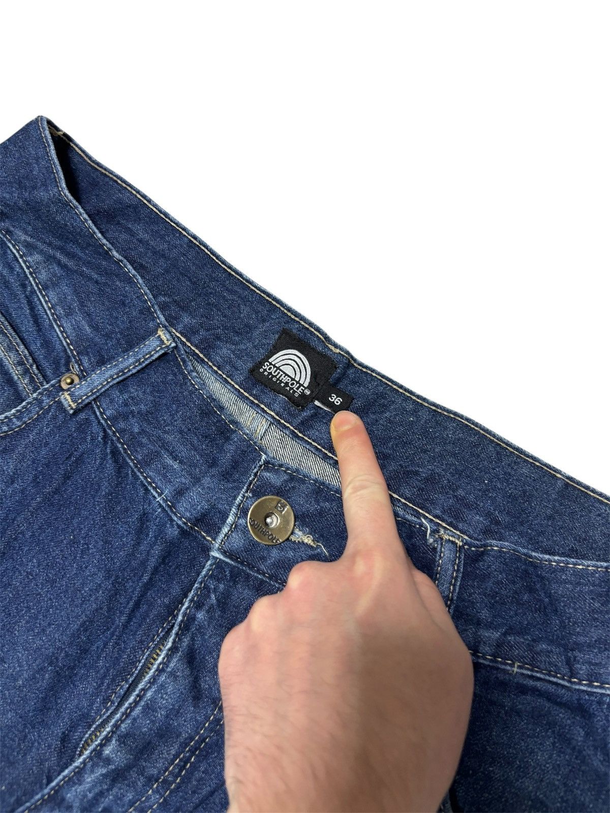 Southpole Y2K Southpole Rap Baggy Jeans Big Back Logo Graffiti Size US 36 / EU 52 - 4 Thumbnail