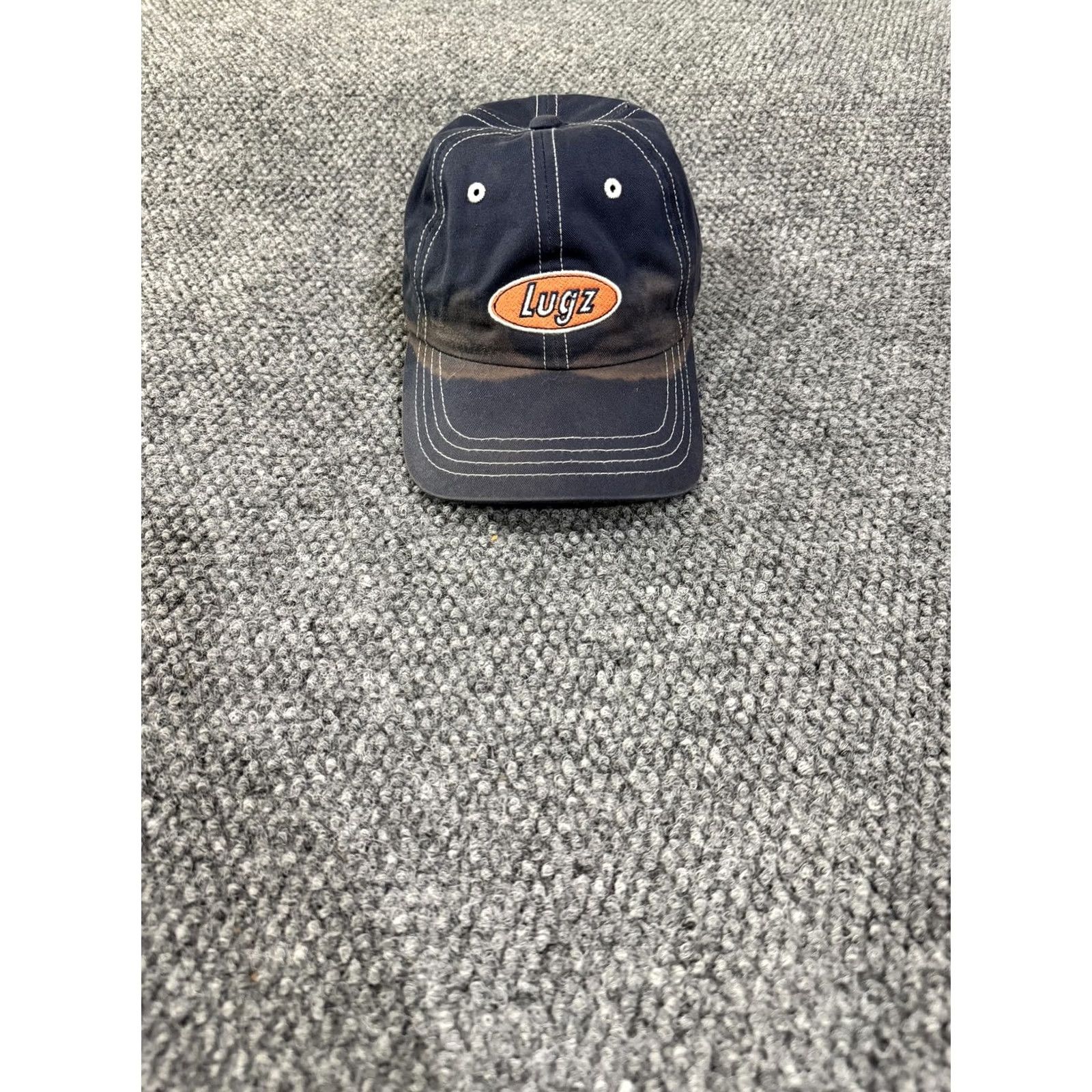 Lugz Lugz Hat Baseball Cap Strap Back Mens One Size Blue Embroidered Logo Dad Hat Cotton Twill Summer Casual Cap Momentum Size ONE SIZE - 2 Thumbnail