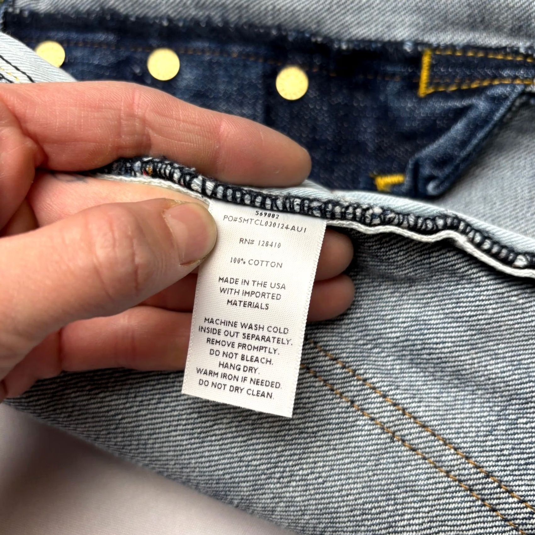 Sid Mashburn Sid Mashburn Jeans Japanese Selvedge Slim Straight Deep Indigo Denim Mens 32x34 Size US 32 / EU 48 - 4 Thumbnail