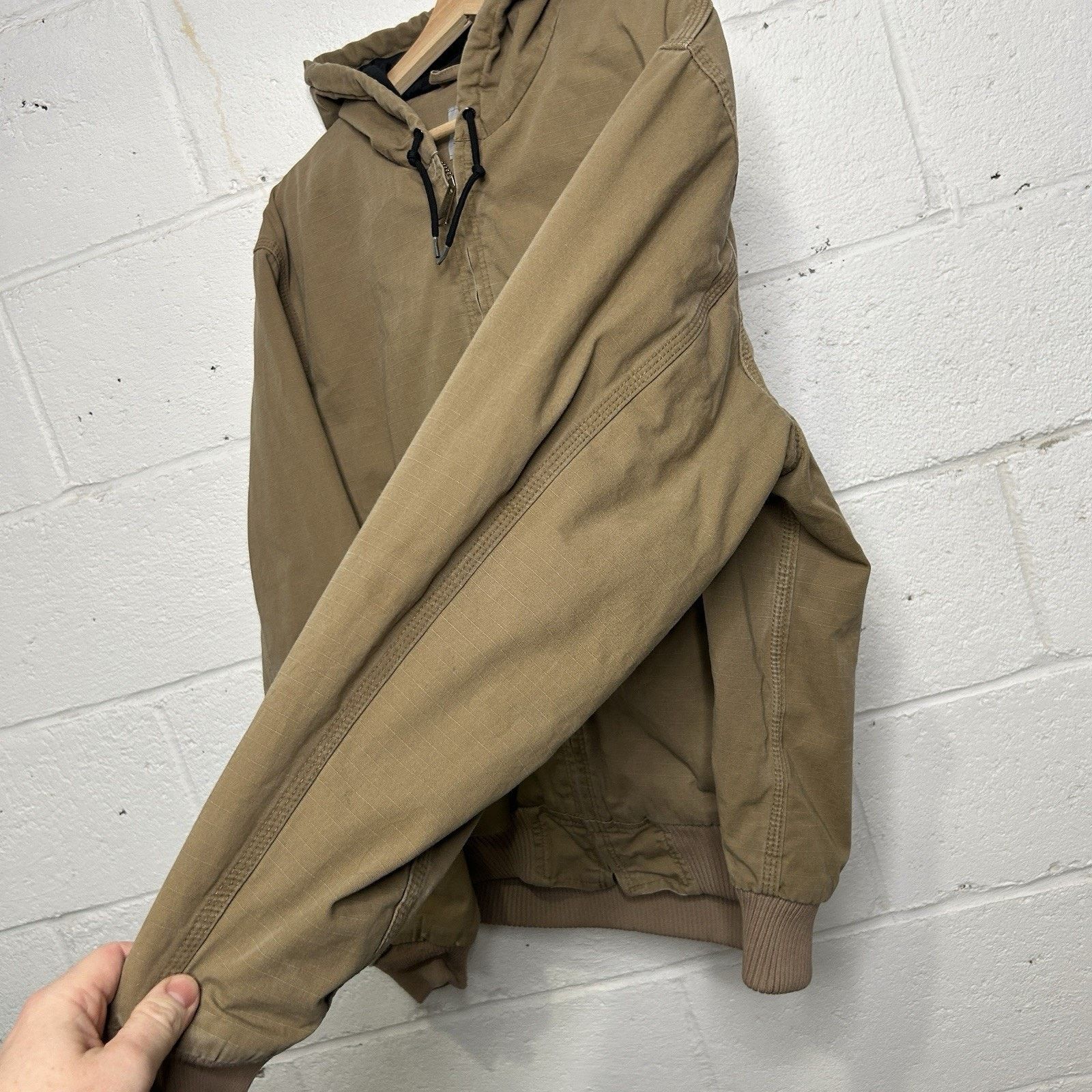 Carhartt Vintage Carhartt Quilted Ripstop Active Jacket “Dark Khaki” Size L / US 10 / IT 46 - 10 Thumbnail