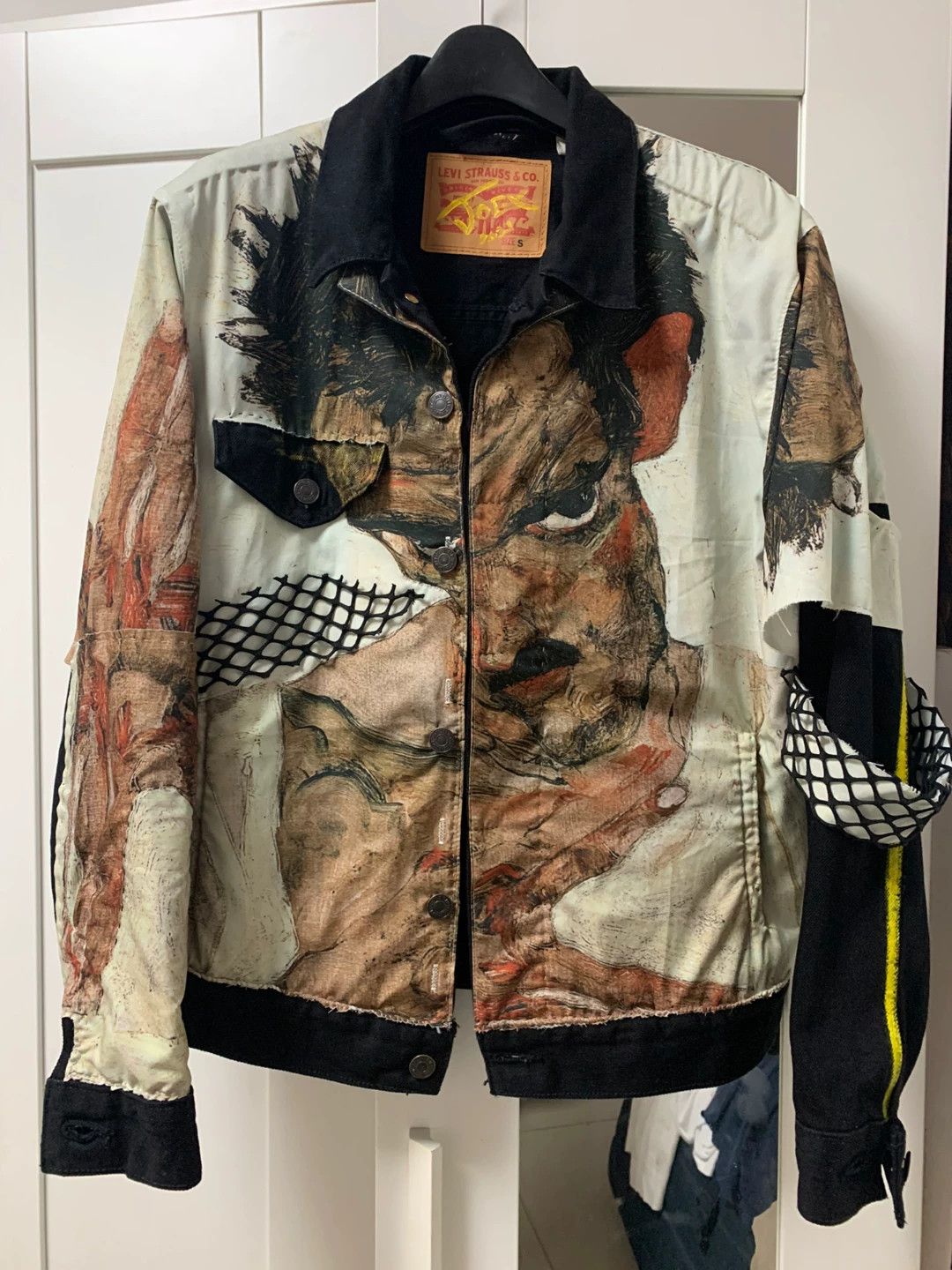 Chet Lo CGJoey Egon Schiele Remake Denim Jacket Size US S / EU 44-46 / 1 - 1 Thumbnail