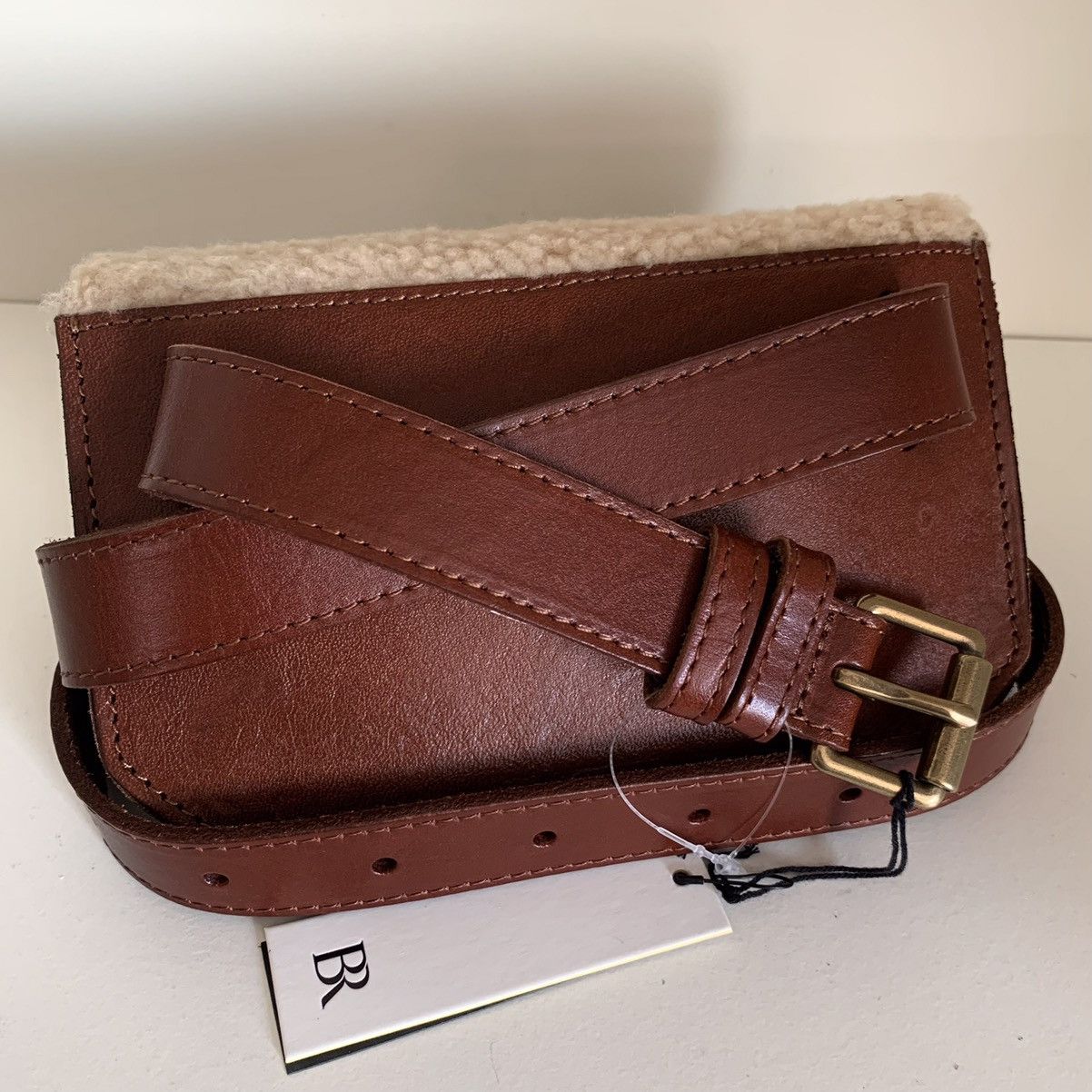 Banana Republic Shearling belt bag Size ONE SIZE - 8 Thumbnail