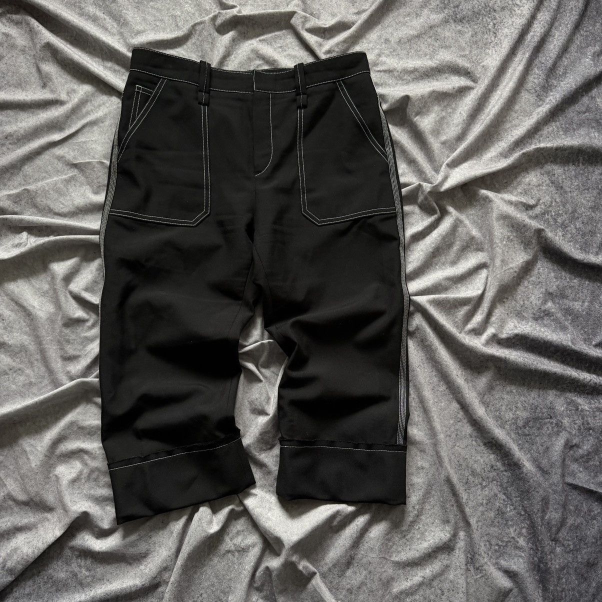 Chloe Chloe Cropped Capri Trousers Pants Slim Fit Black Stitch Size 32" / US 10 / IT 46 - 8 Thumbnail