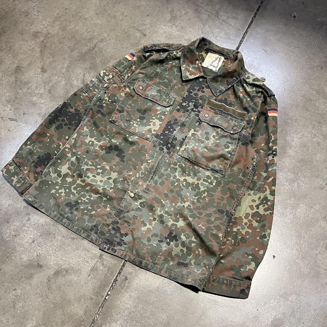 Vintage Vintage German Military Camo Jacket Flektarn Bundeswehr 90s Size US M / EU 48-50 / 2 - 2 Thumbnail