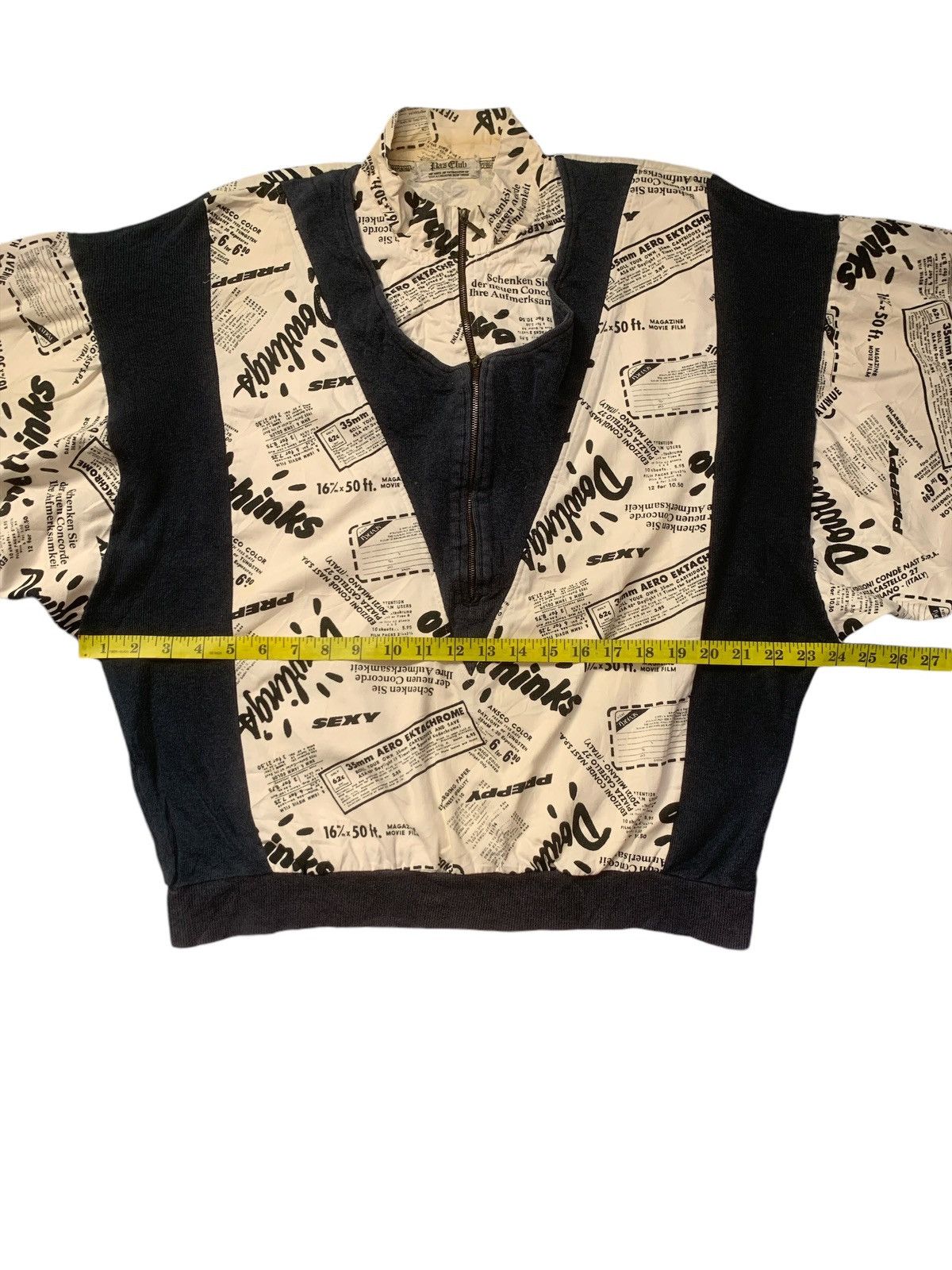 Japanese Brand × Vintage Rare Design Vintage Paz Club Full Print Sweatshirt Size L / US 10 / IT 46 - 7 Thumbnail