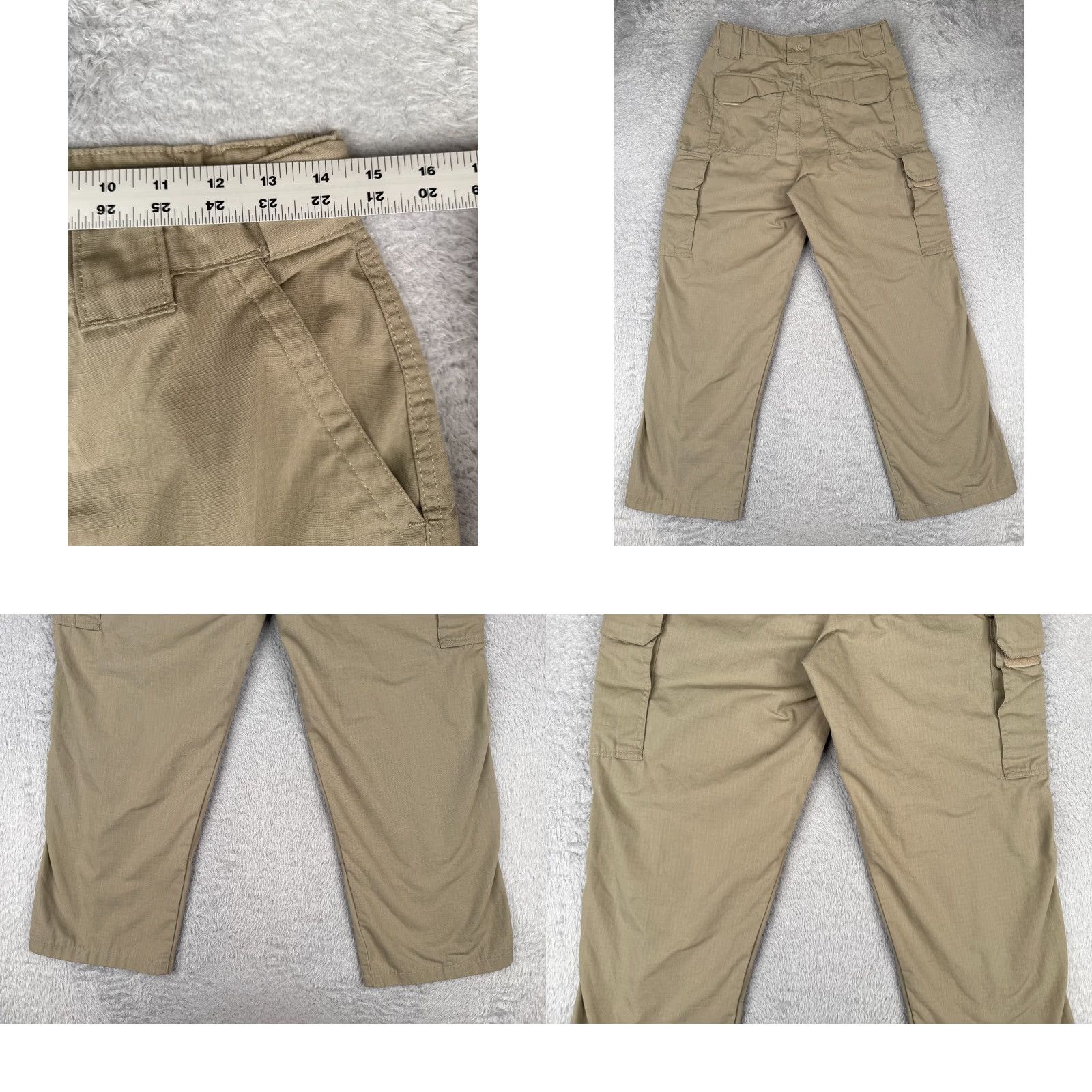 Doublet Tru-Spec Men Cargo Pants 30 Beige 30x27 Regular Straight Pocket 5-Pocket Canvas Polyester-Blend Military Outdoor Army Vintage: No Size US 30 / EU 46 - 9 Thumbnail