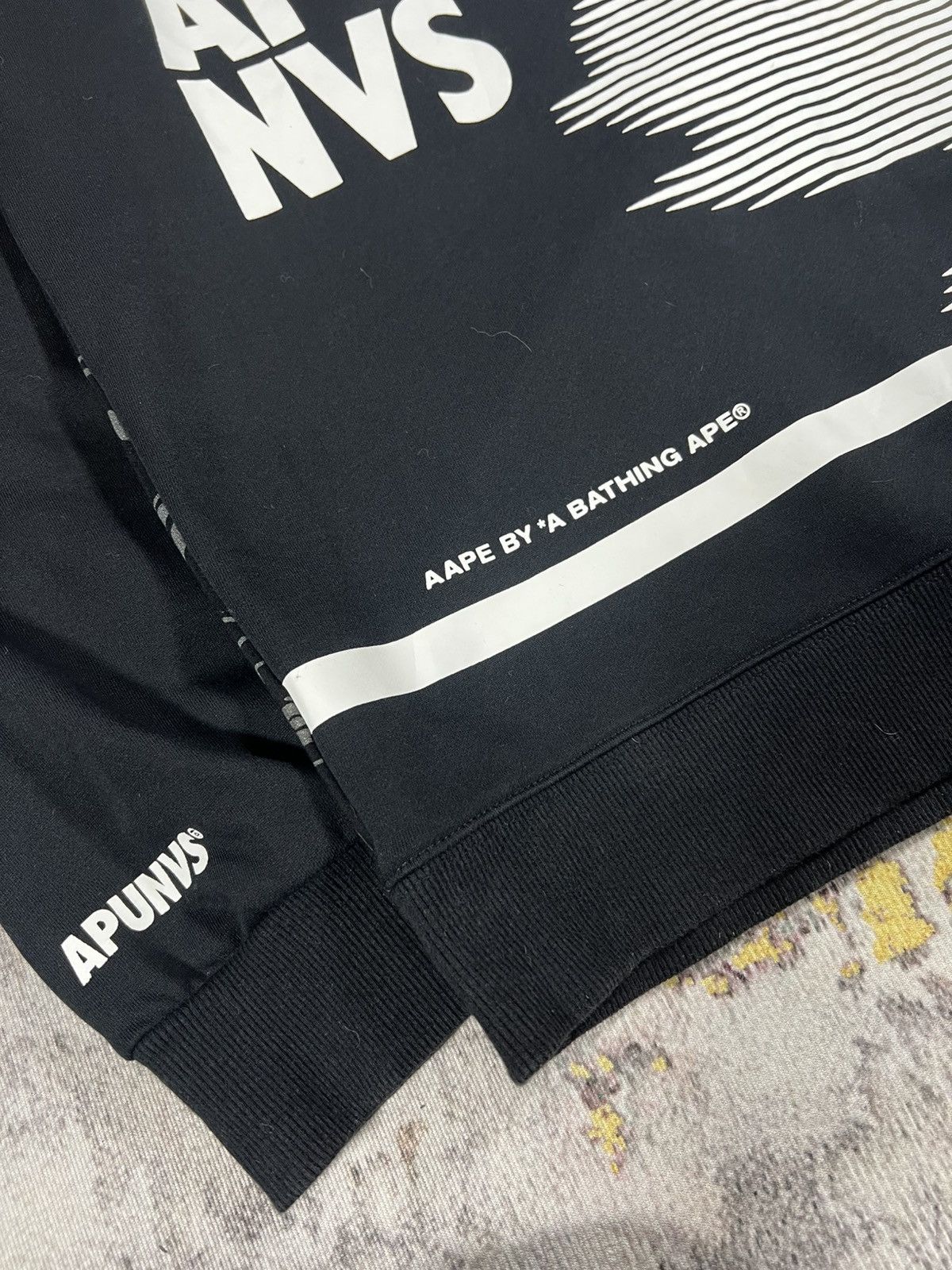 Aape Vtg Y2K Aape by Bathing Ape Sweatshirt Moon Face Full Prints Size L / US 10 / IT 46 - 5 Thumbnail