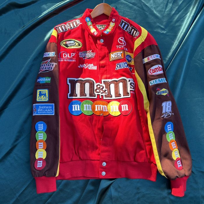 Jh Designs Chase Authentics Kyle Busch M M NASCAR jacket RARE RED