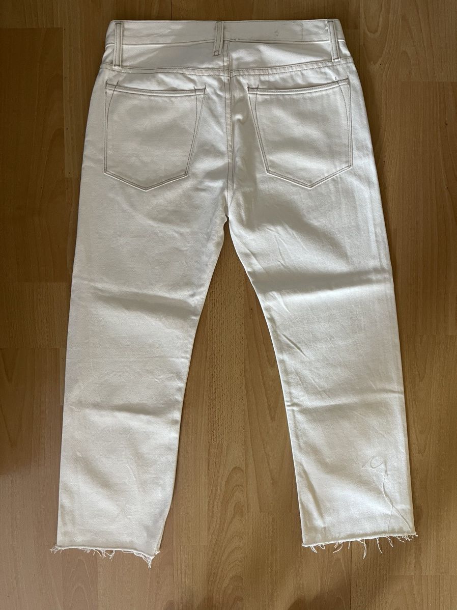 Todd Snyder Todd Snyder Frayed White Jeans Size US 30 / EU 46 - 9 Thumbnail