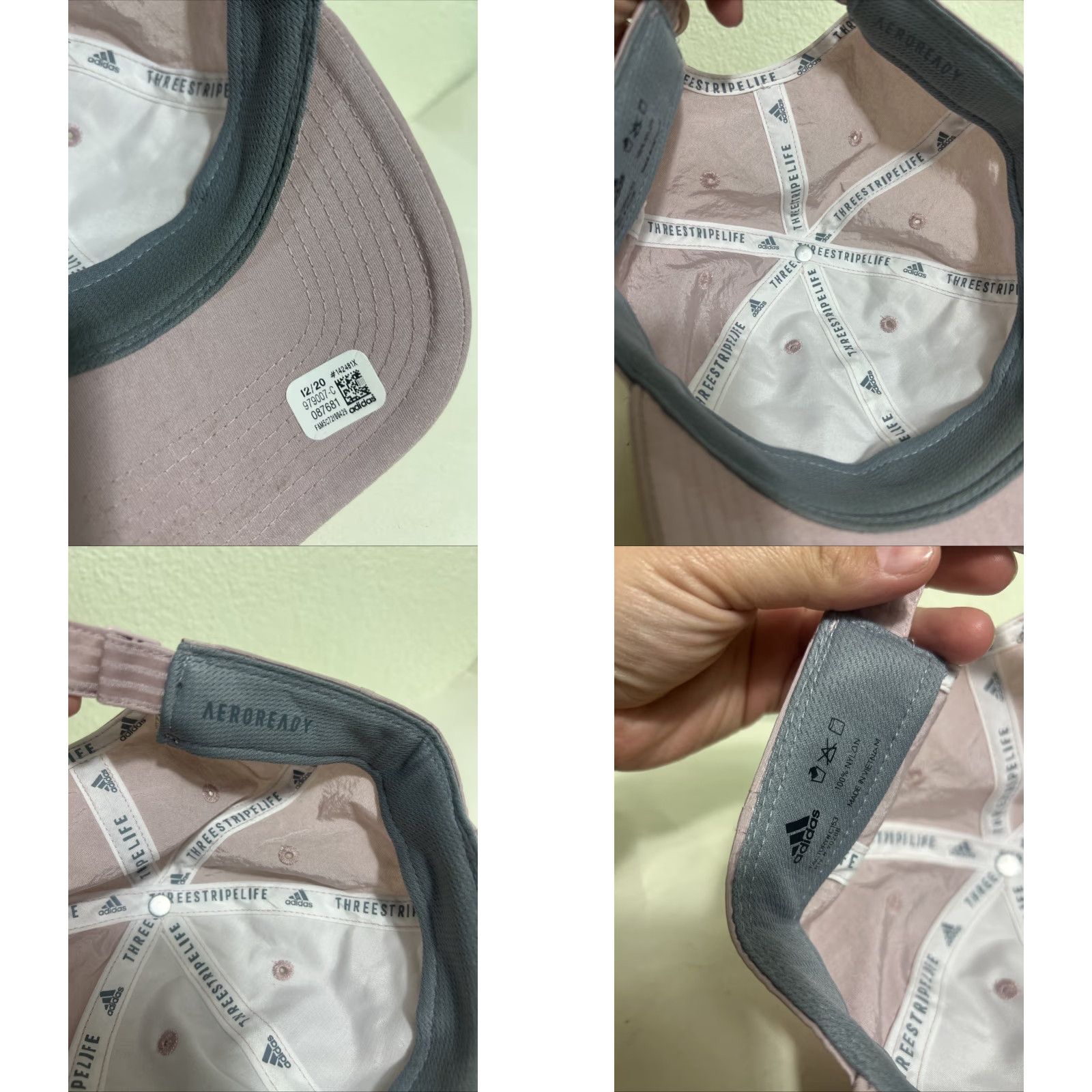Adidas Adidas Women's VFA 2 Relaxed Fit Adjustable Performance Cap Hat Pink Hat Woman Adjustable Cap Size ONE SIZE - 9 Thumbnail