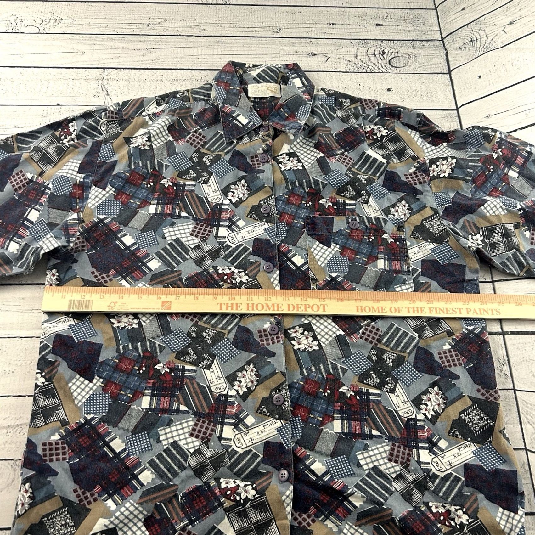Vintage Vintage Krazy Kat Bansai Blue Cotton Long Sleeve Button-Up Shirt Womens L Size L / US 10 / IT 46 - 3 Thumbnail