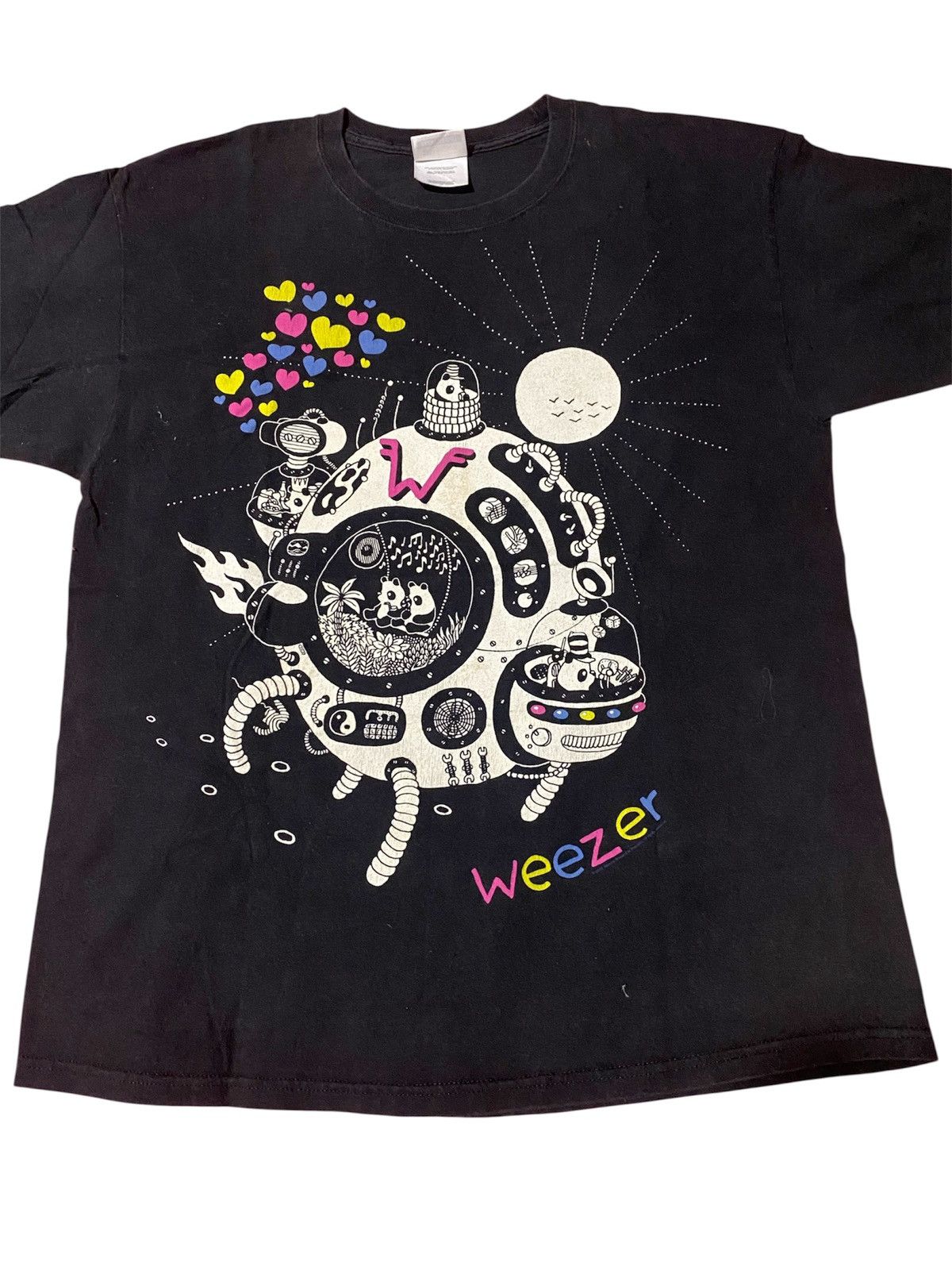 Band Tees Vintage Y2K Weezer Piter Space Pandas Astronaut T Shirt Size US L / EU 52-54 / 3 - 1 Thumbnail