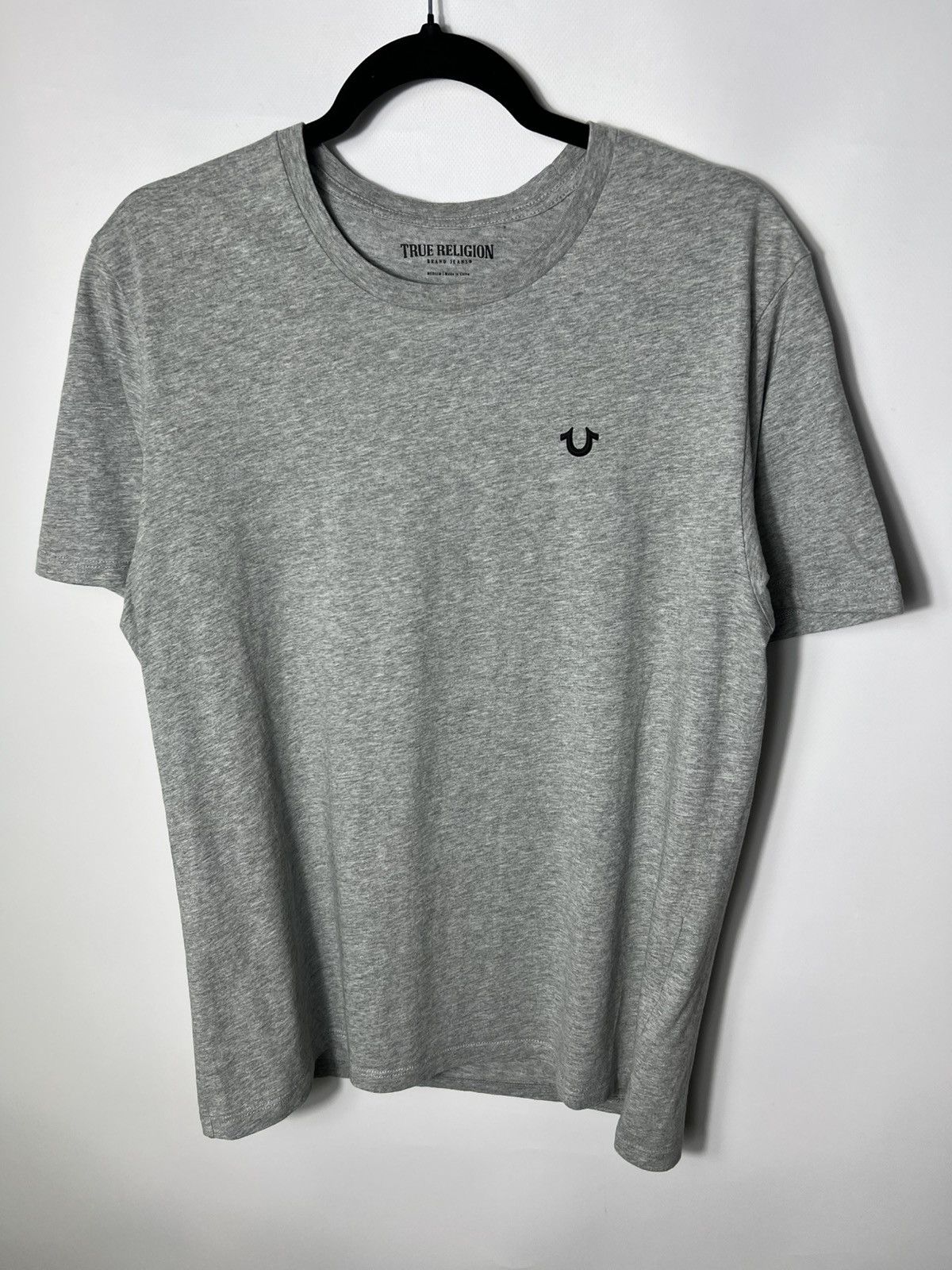 True Religion True Religion Logo TR Men Grey Cotton Short Sleeve Tee Shirt Size US M / EU 48-50 / 2 - 1 Thumbnail