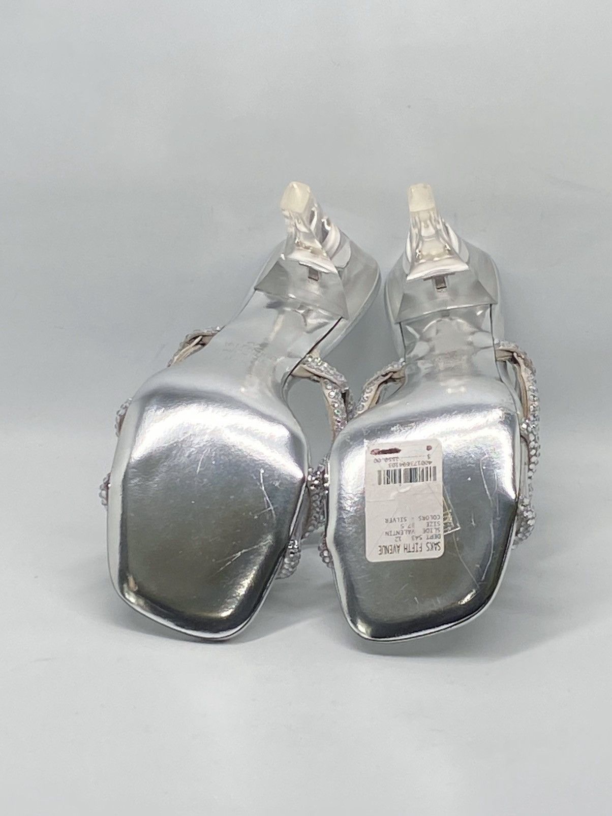 Valentino Valentino Garavani Crystal embellished heel sandal size 37.5 Size US 7.5 / IT 37.5 - 13 Thumbnail