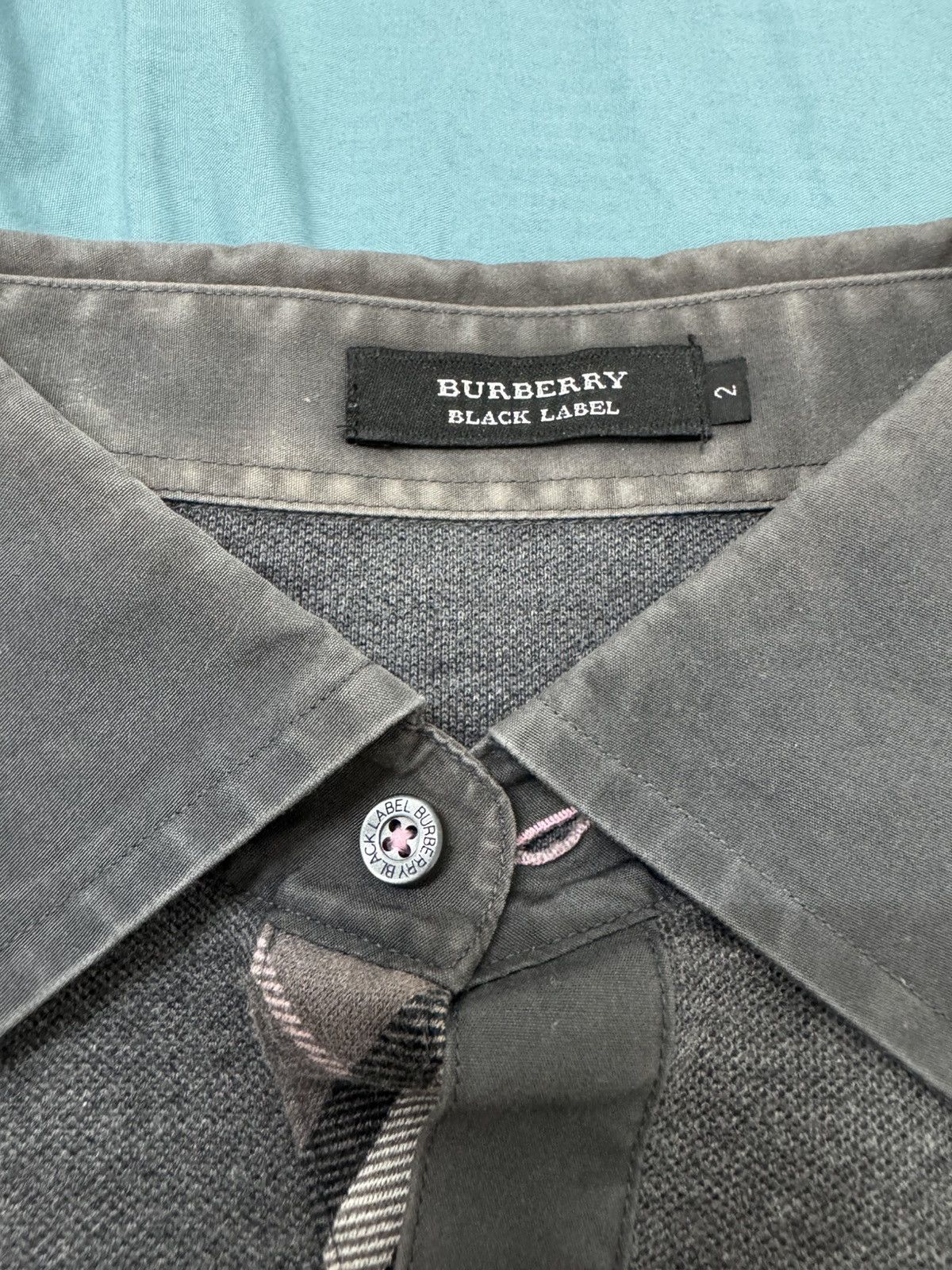 Burberry × Vintage Vintage Burberry Black Label Polo Tee Shirt Size US M / EU 48-50 / 2 - 3 Thumbnail