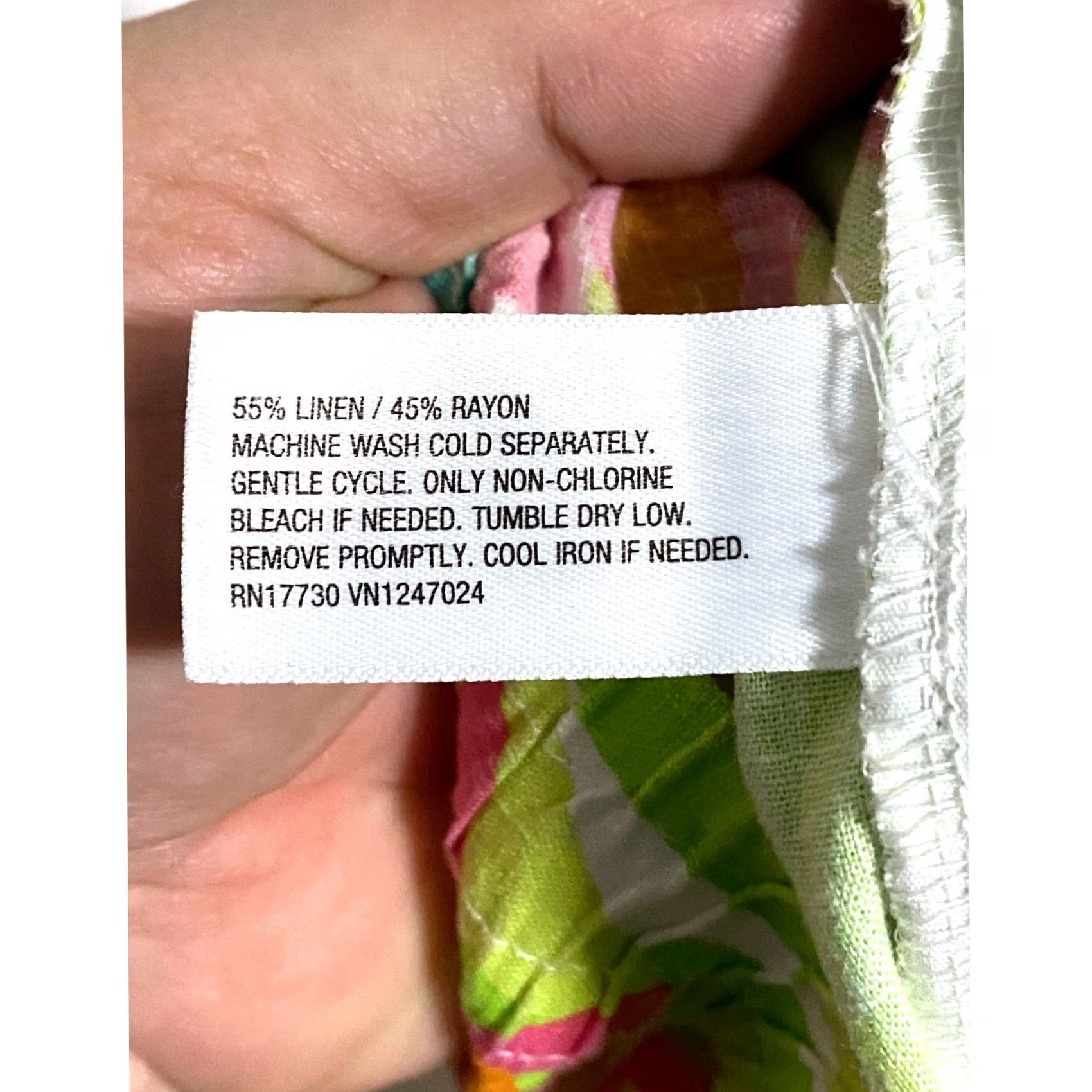 Vintage VINTAGE Future Collective Floral Linen Rayon Shorts Pull On Womens XXL Boho Spring Artsy Size 40" / US 18 - 6 Thumbnail