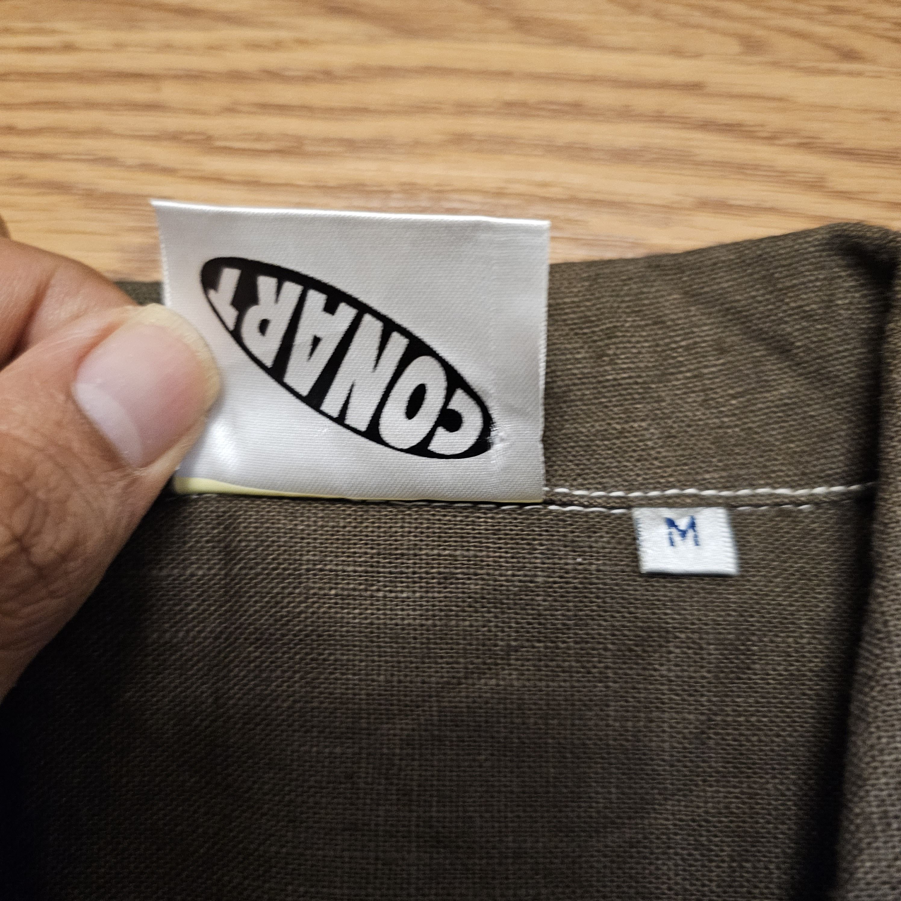 JNCO Vtg Y2K Conart Dope Shit Linen Contrast Stitch Button Shirt Size US M / EU 48-50 / 2 - 5 Thumbnail