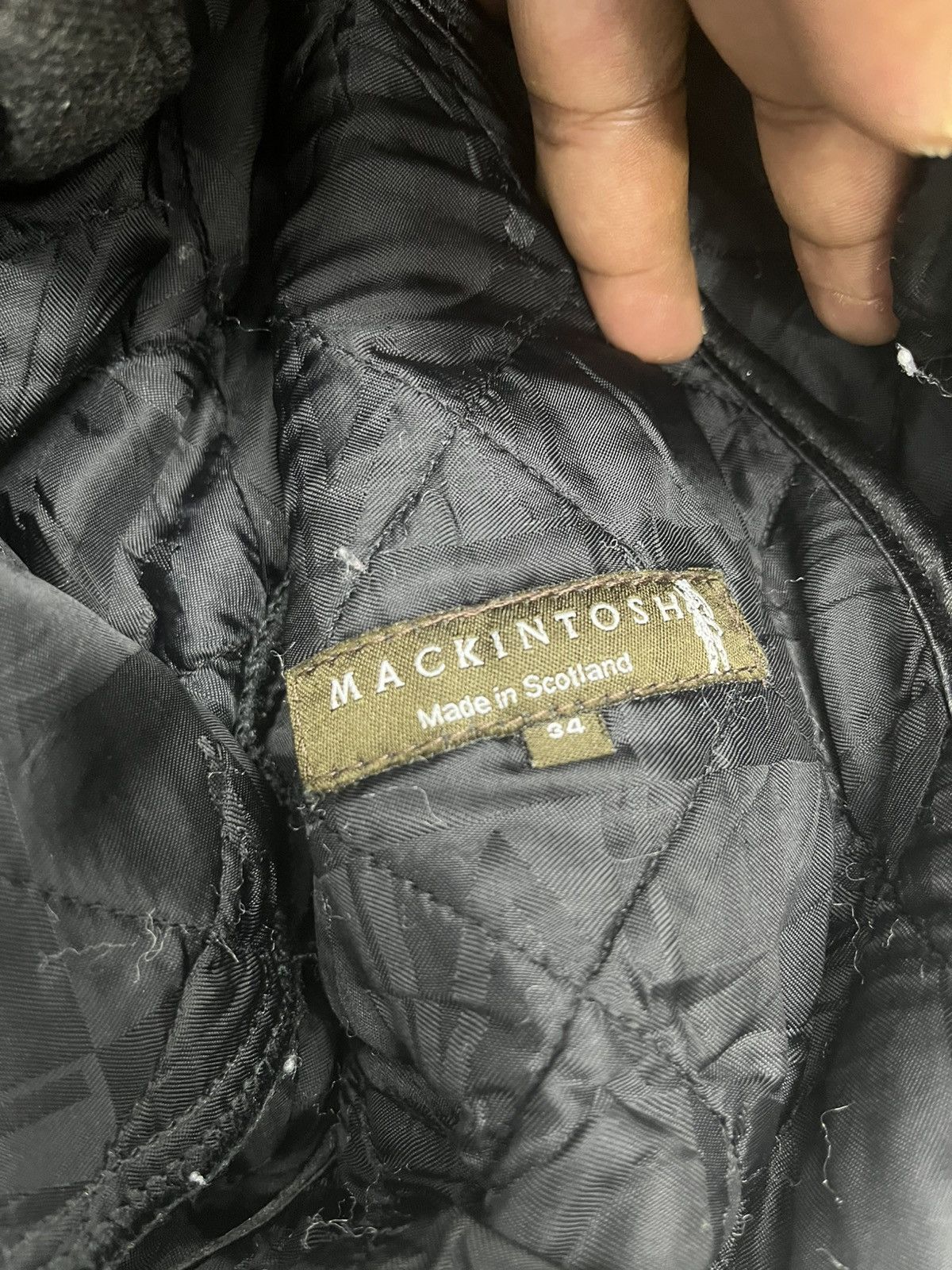 Mackintosh × Vintage ARCHIVE🔥MACKINTOSH QUILTED OVER JACKET Size XS / US 0-2 / IT 36-38 - 8 Thumbnail
