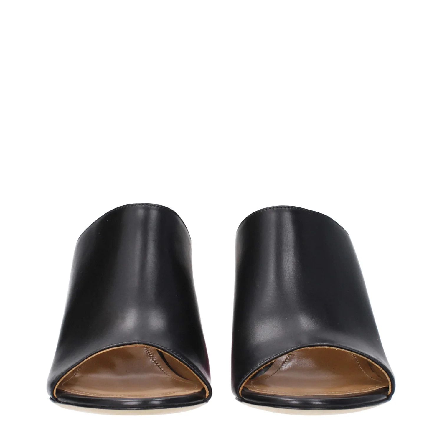 Loewe ob1o1e1124 Leather Sandals in Black Size US 6 / IT 36 - 3 Thumbnail