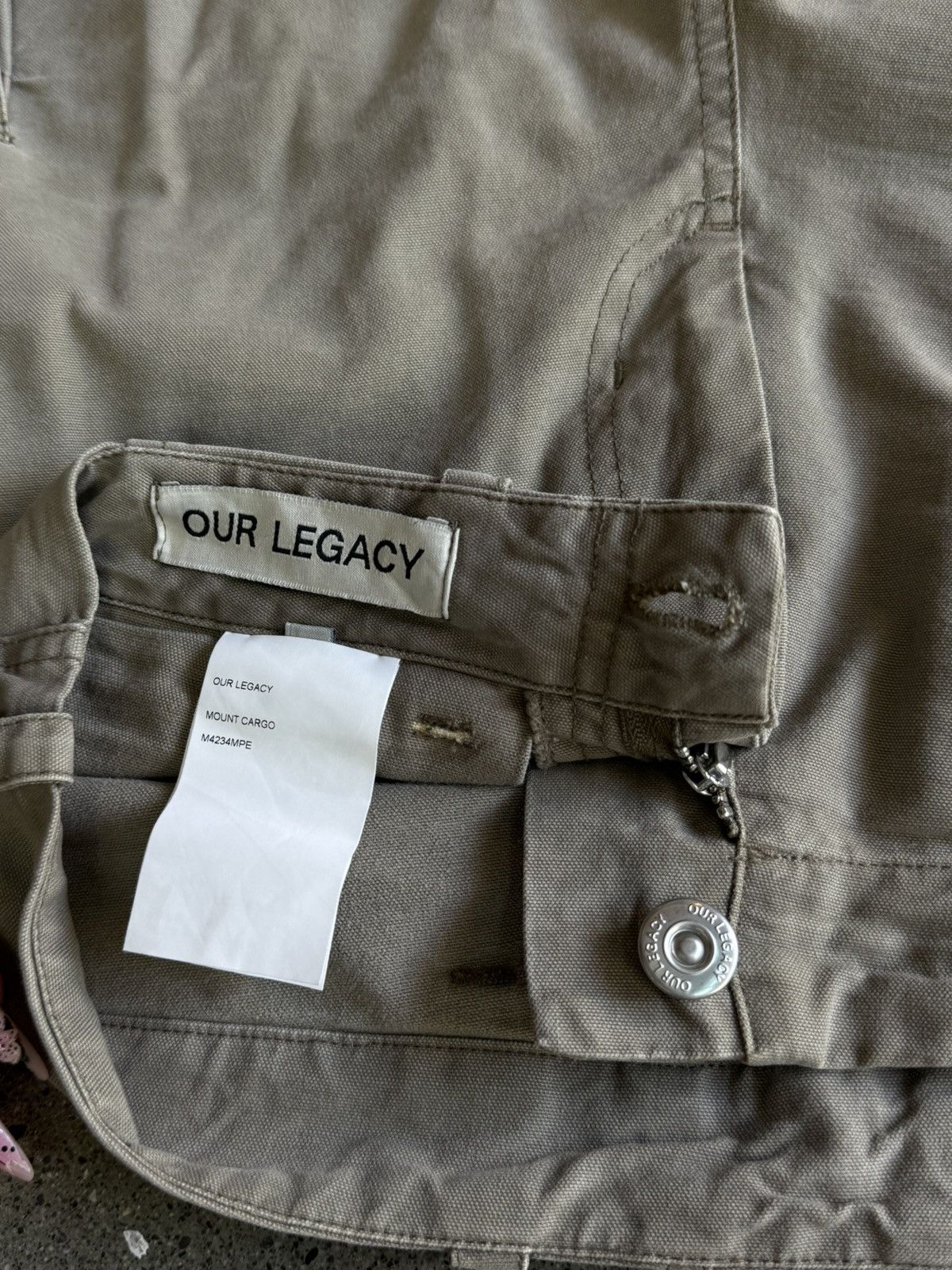 Our Legacy OUR LEGACY Mount Cargo - Olive green Size US 30 / EU 46 - 5 Thumbnail