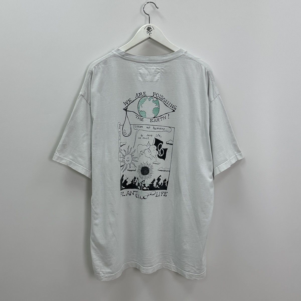 Designer Story MFG We are poisoning the earth Plant Life tee 2019 Size US XL / EU 56 / 4 - 1 Thumbnail