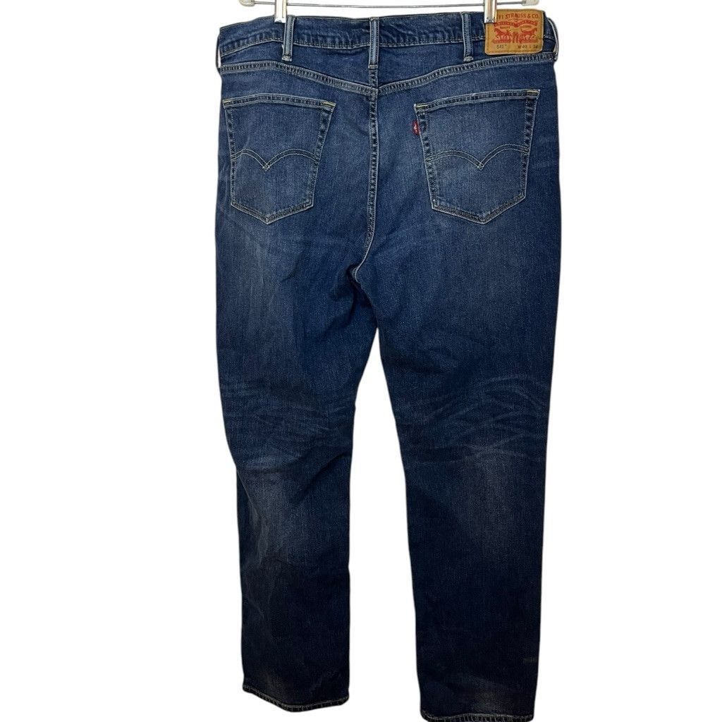 Levi's Levi’s Athletic Taper Fit Flex Denim Jeans Sz 40x32.5 Size US 40 / EU 56 - 3 Thumbnail