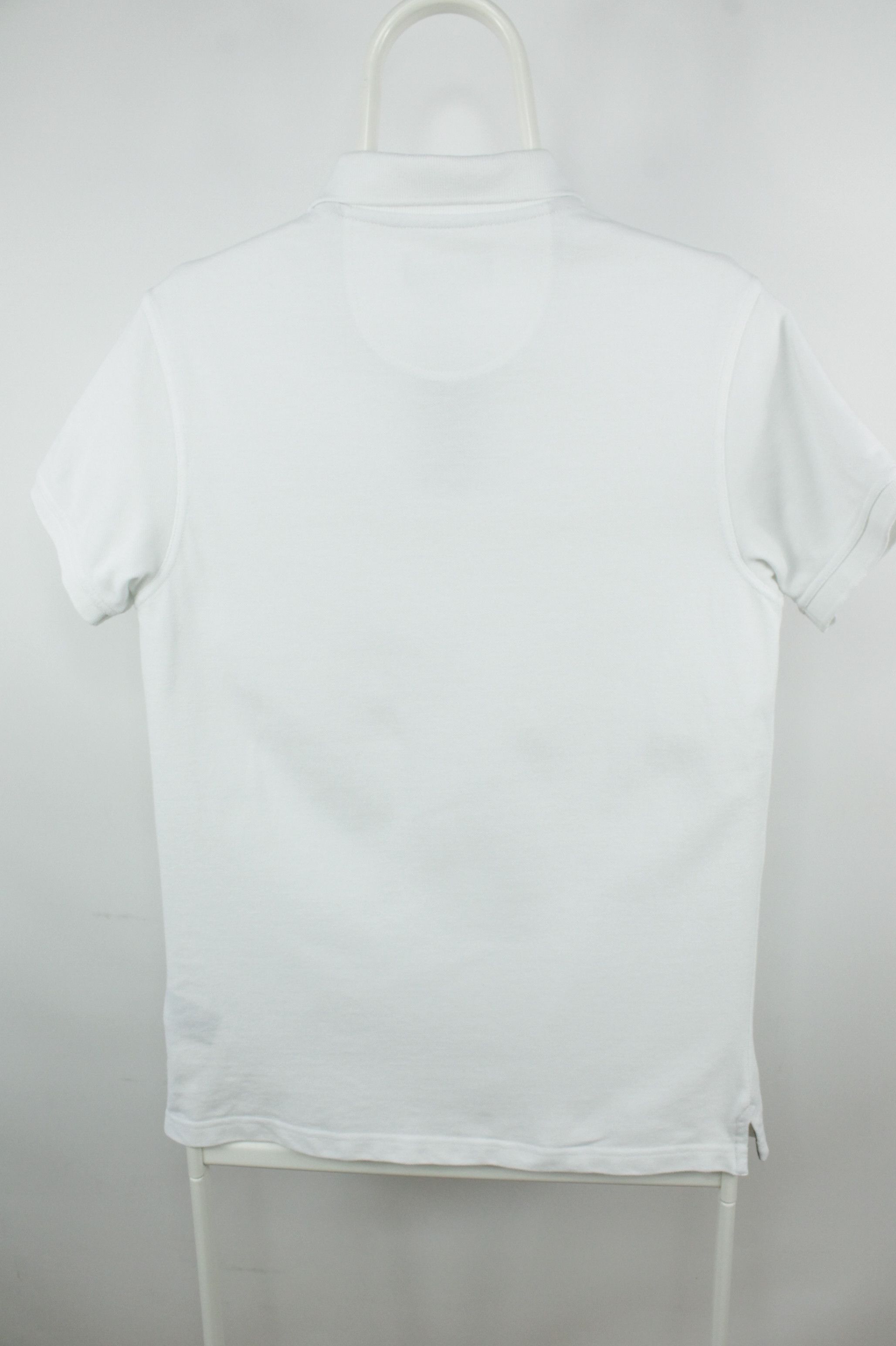 Barbour Barbour Tartan Piqué Slim Fit White Polo Shirt Men's Size US S / EU 44-46 / 1 - 6 Thumbnail
