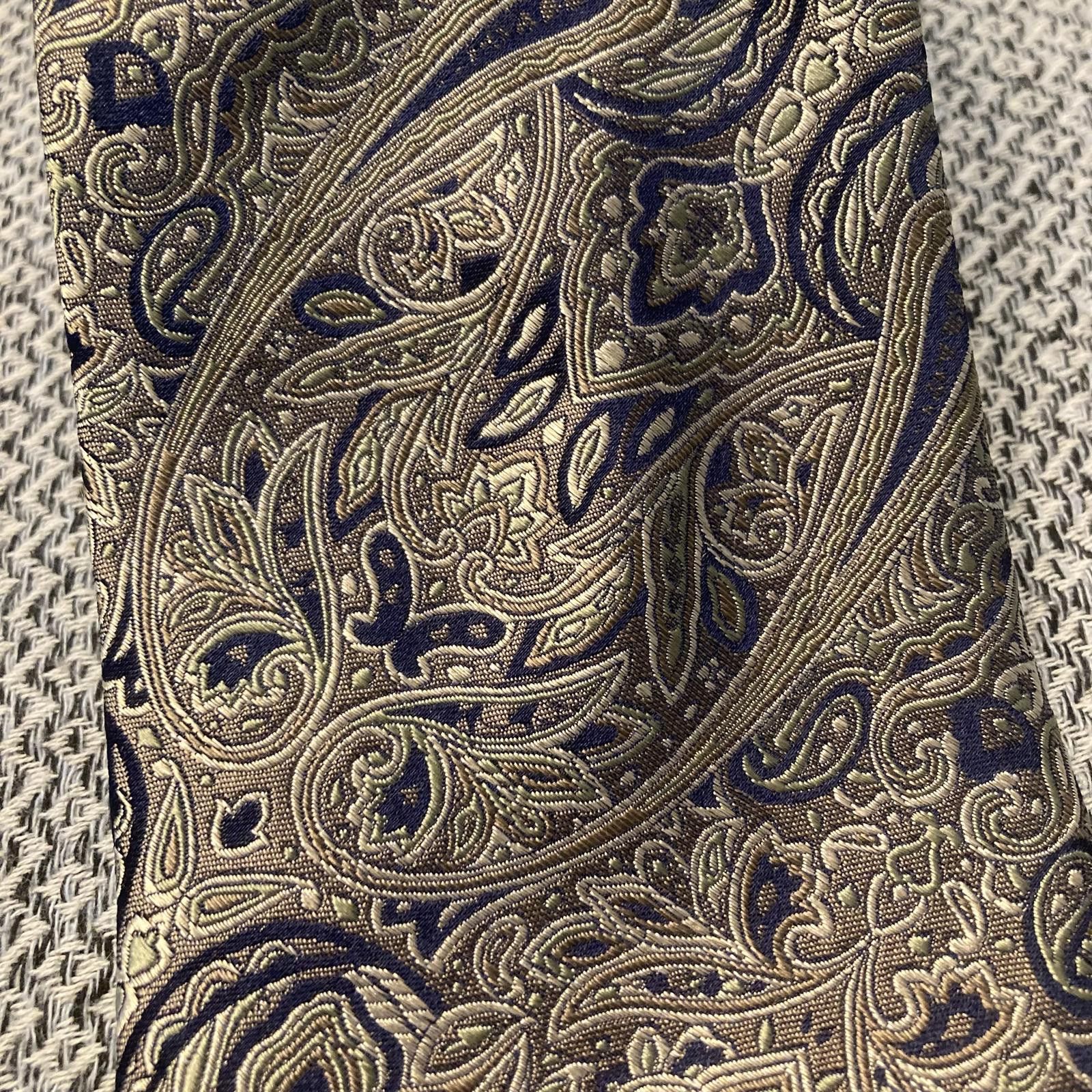 Piattelli Bruno Piattelli Silk Paisley Tie 61/3.75 Size ONE SIZE - 2 Thumbnail