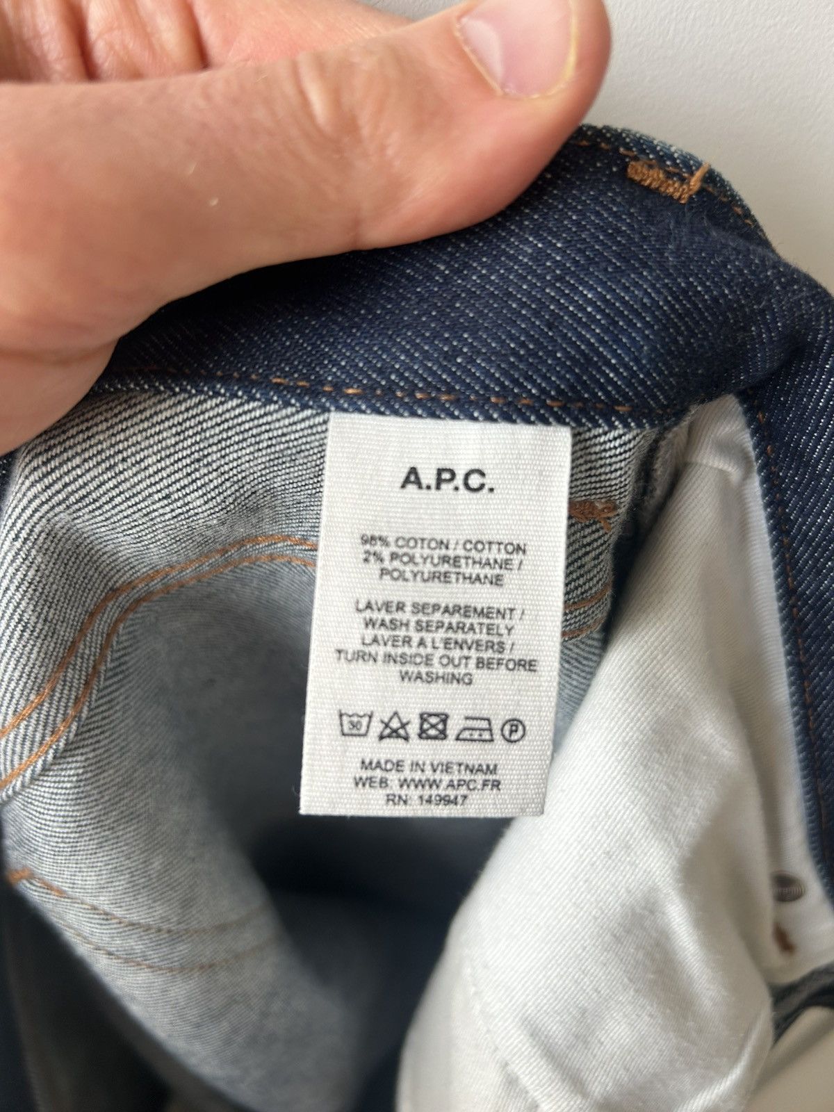 A.P.C. A.P.C Martin Jeans Raw Size US 31 - 4 Thumbnail