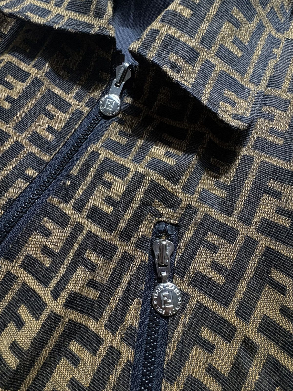 Fendi 1990’S FENDI ZUCCA MONOGRAM REVERSIBLE JACKET Size US XL / EU 56 / 4 - 5 Thumbnail
