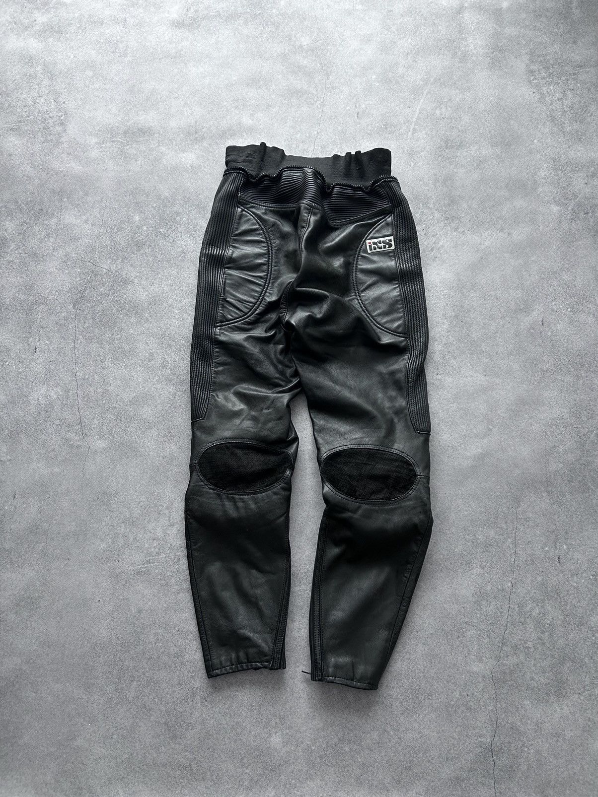 Leather Vintage Ixs Racing vintage 90s motorcycle pants rare Size US 31 - 1 Thumbnail
