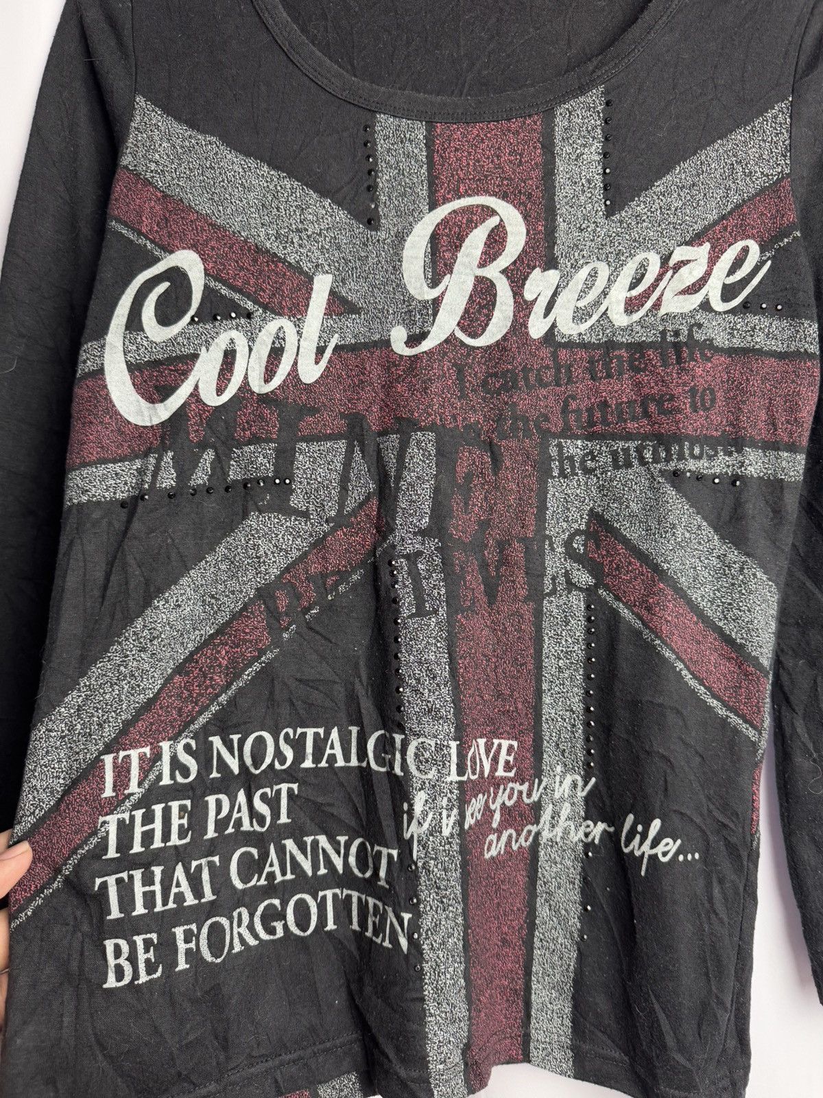 Beauty Beast × Hysteric Glamour × Japanese Brand Colza Poem England Flag Long Sleeve Japanese Style Size US S / EU 44-46 / 1 - 3 Thumbnail