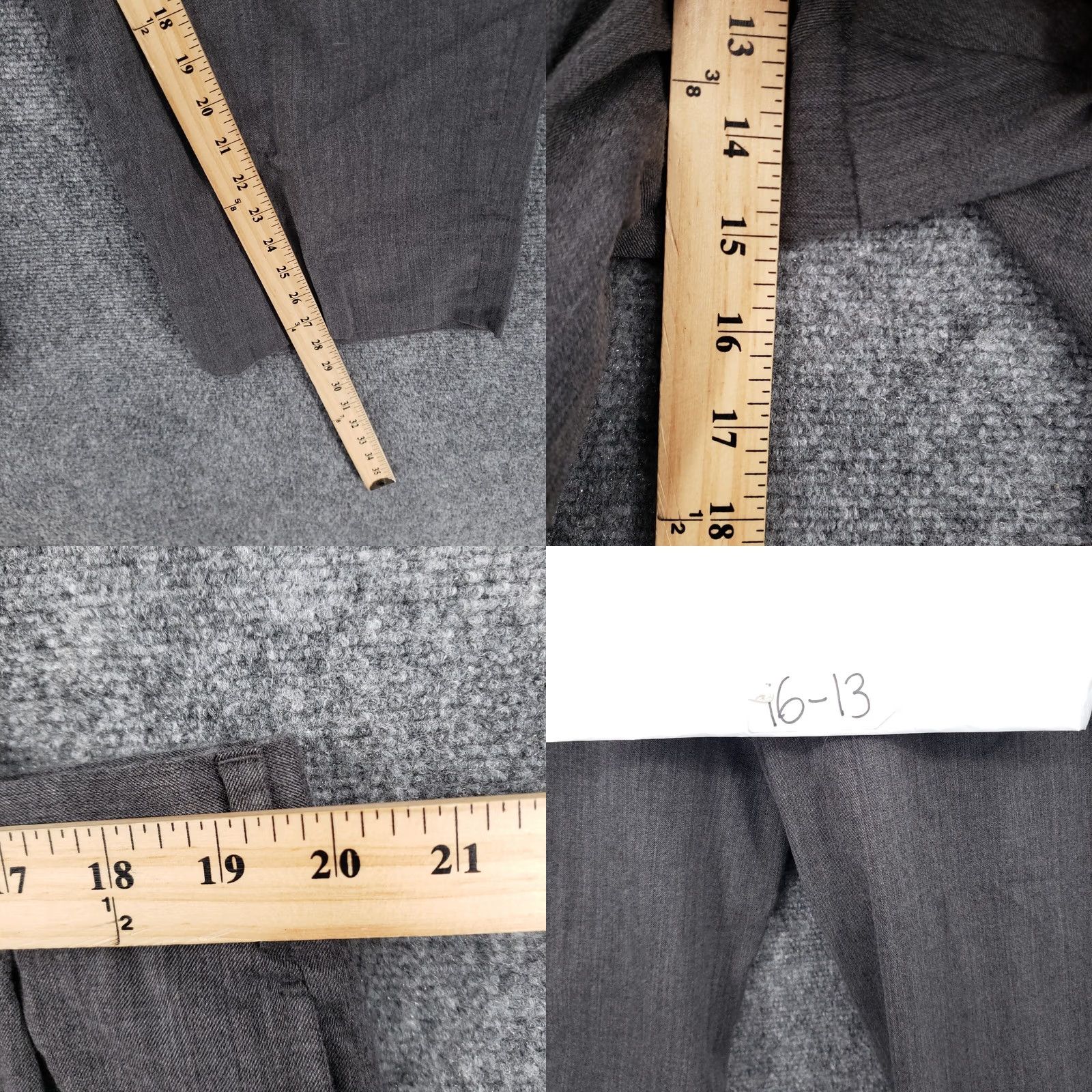Jos. A. Bank Jos A Bank Dress Pants Mens 40 Wool Pleated Gray Straight Mid-Rise Long Size US 40 / EU 56 - 9 Thumbnail