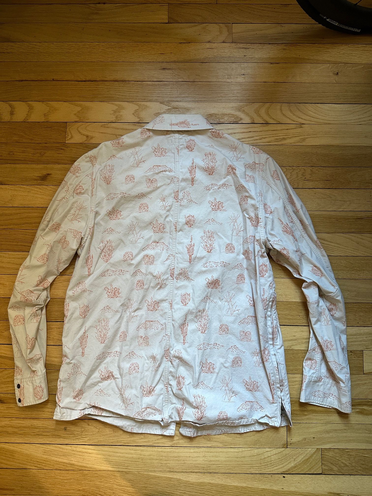 Nike Nike SB Shirt Large White Orange Camp Cactus Western Snap Size US L / EU 52-54 / 3 - 6 Thumbnail