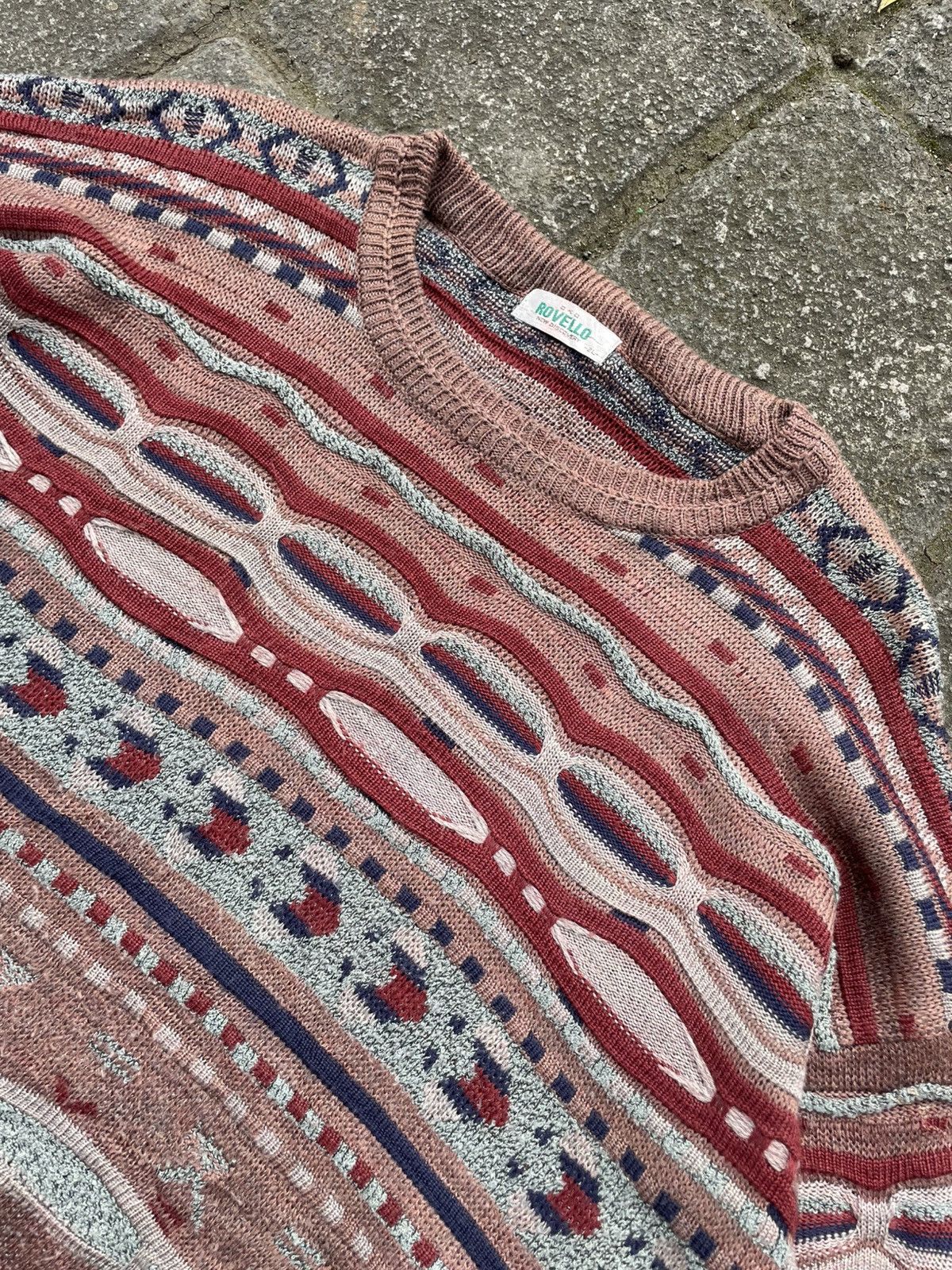 Vintage Vintage Knitwear Waffle Size US XXL / EU 58 / 5 - 2 Thumbnail