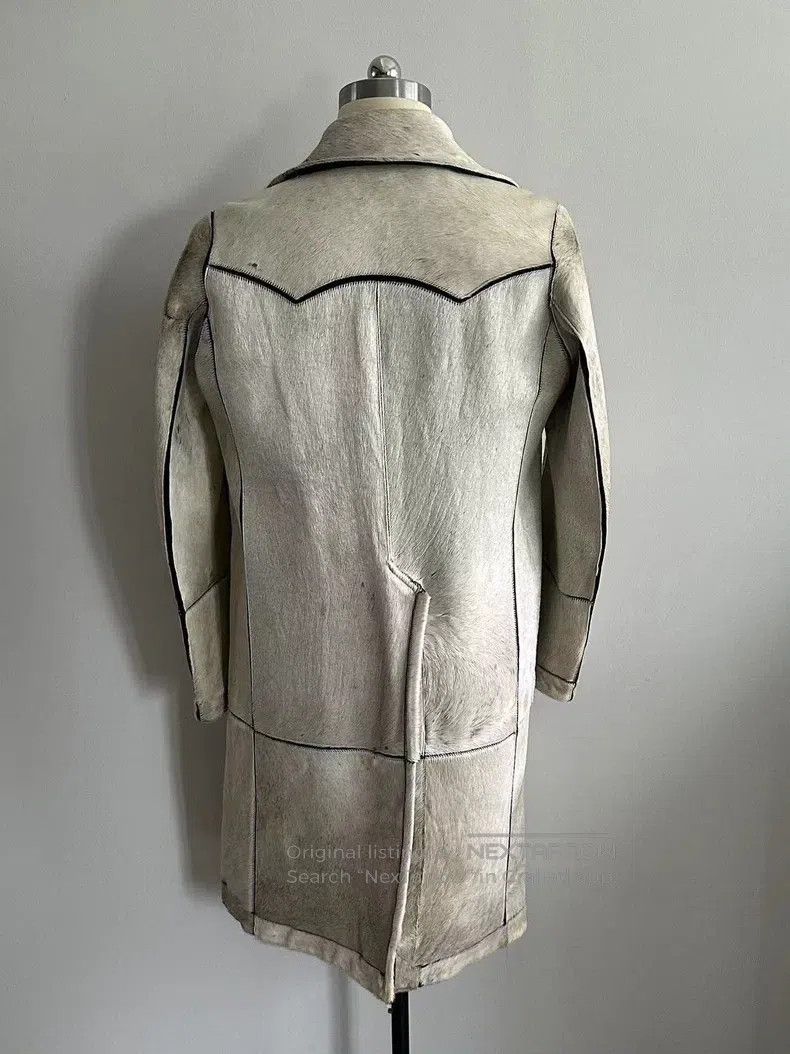 Carol Christian Poell Carol Christian Poell Two-Sided Wear Leather Overcoat Size US XXS / EU 40 - 2 Thumbnail