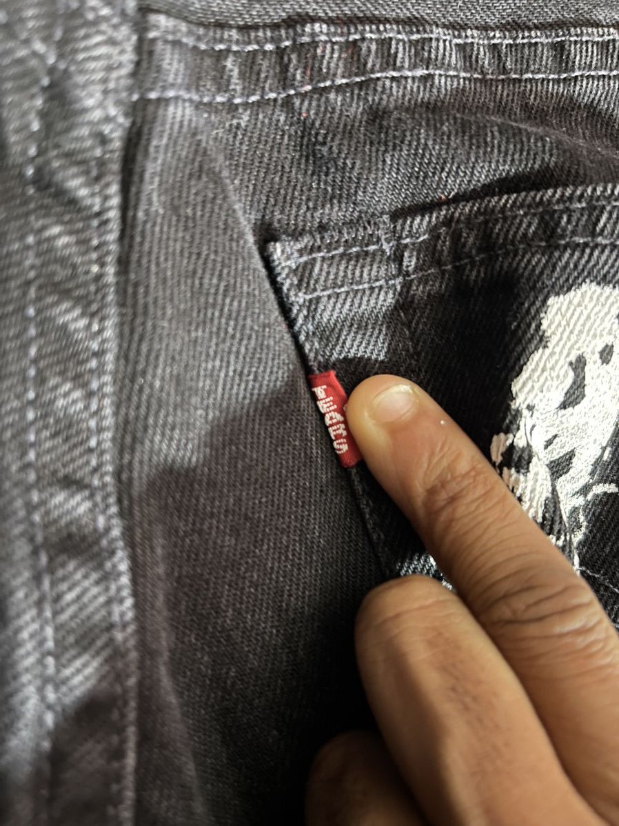 DENIM TEARS × Levi's Denim Tears Cotton Peace Denims Size US 26 / EU 42 - 10 Thumbnail