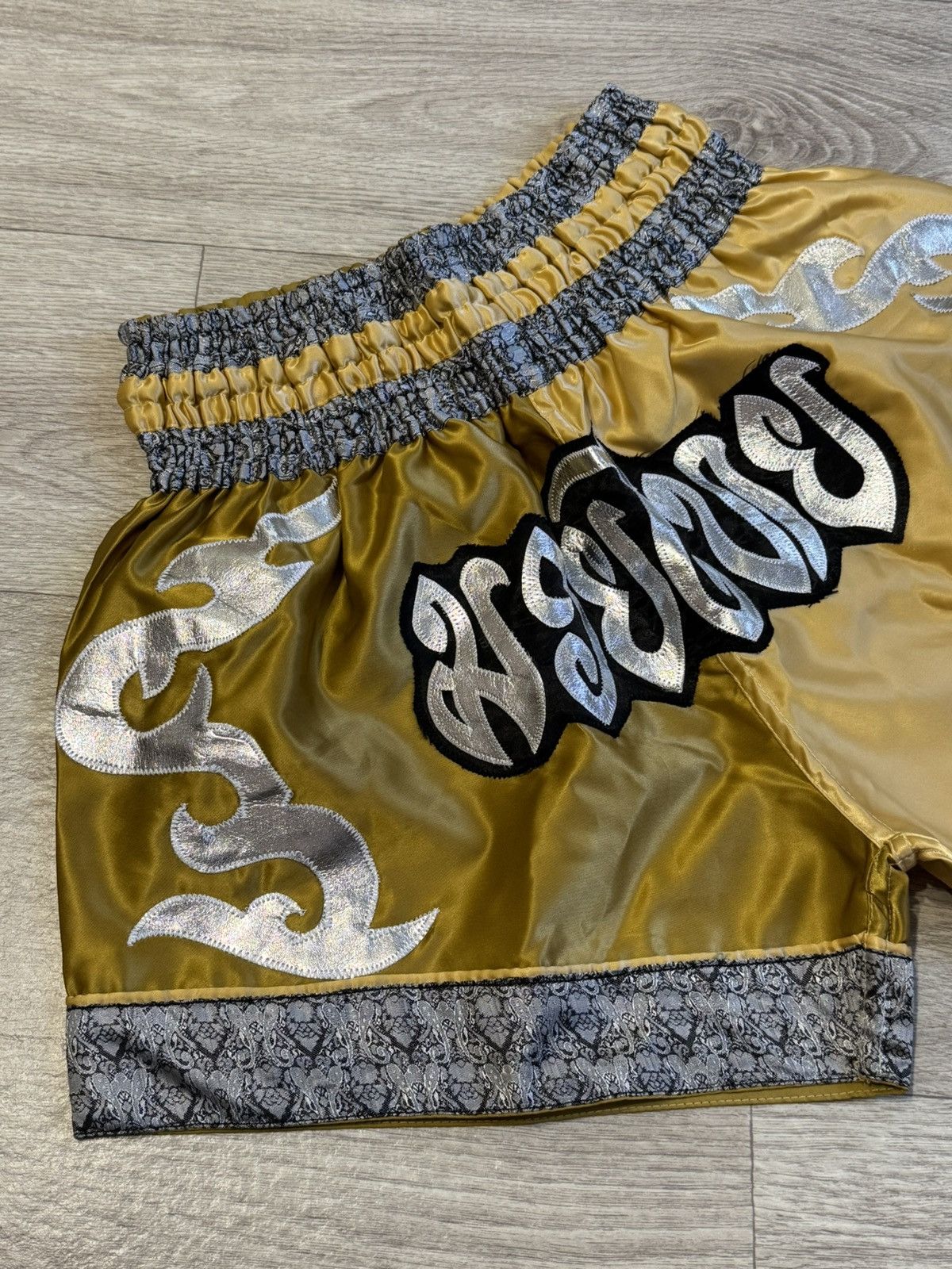 Japanese Brand 🔷Vintage Muay Thai Shorts🔷 Size US 36 / EU 52 - 2 Thumbnail