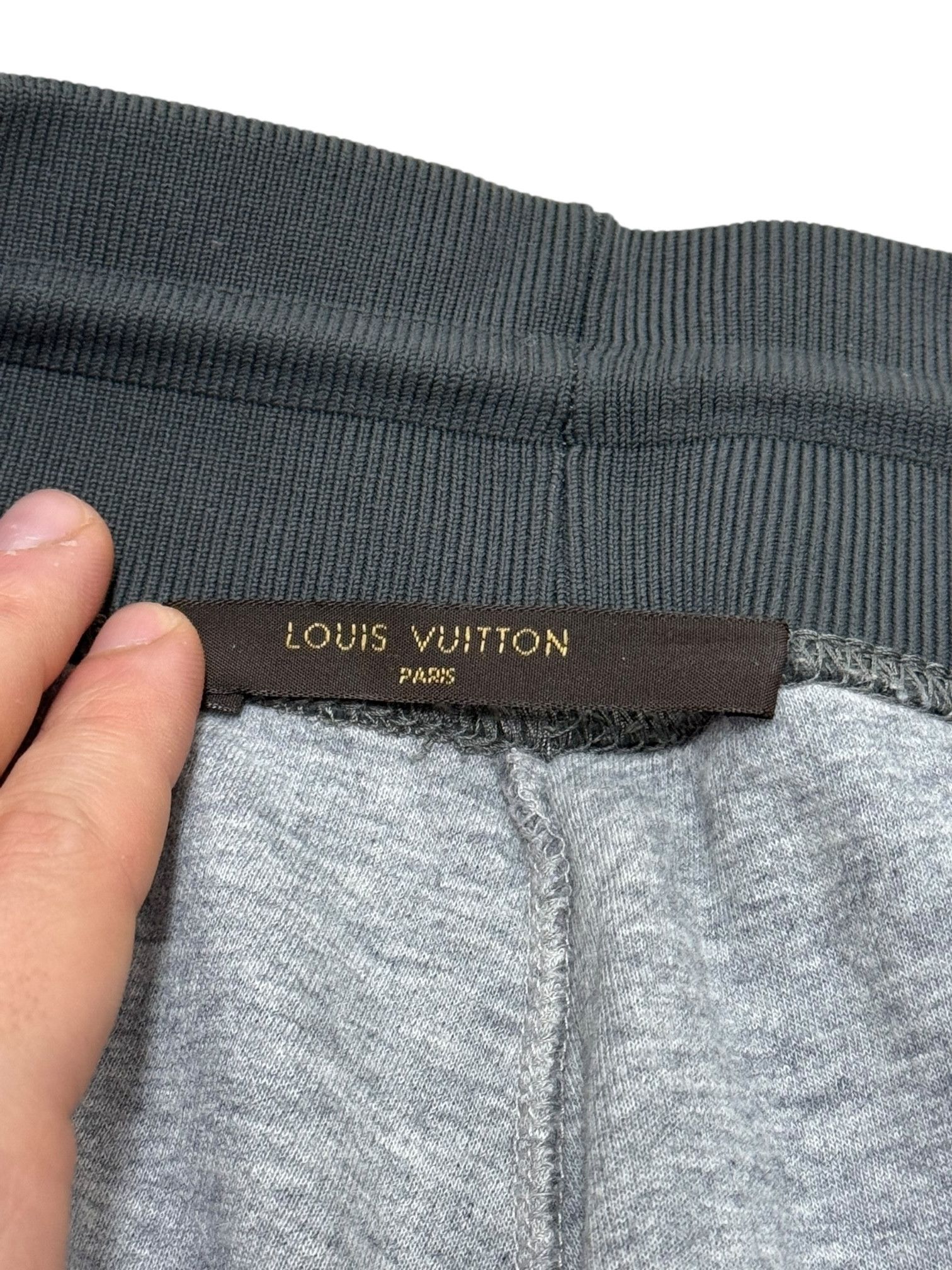 Louis Vuitton Louis Vuitton Grey & Black Cotton Mens Sweatpants Size US 36 / EU 52 - 4 Thumbnail