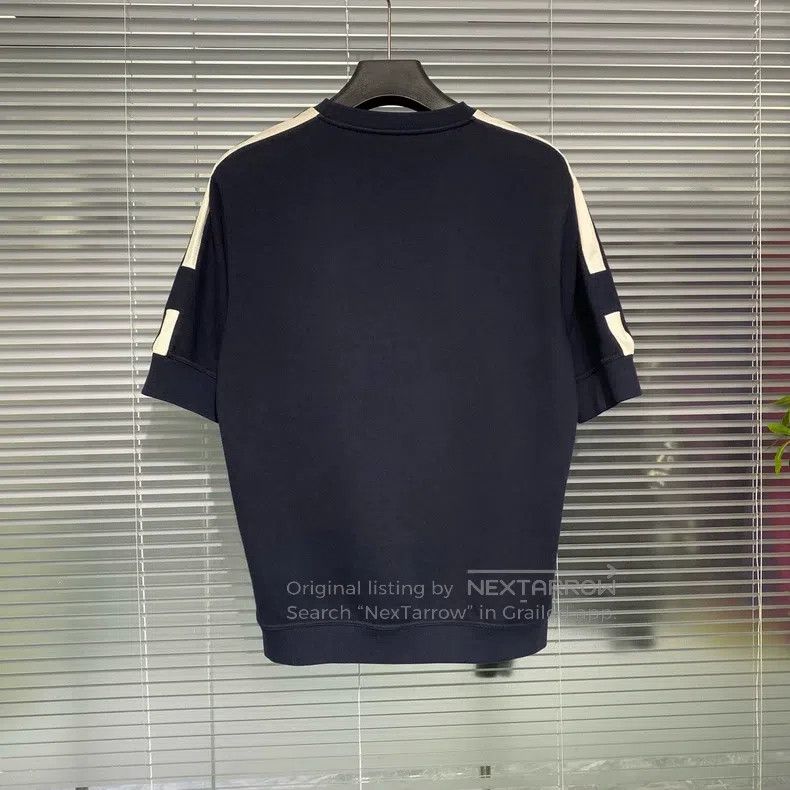 Hermes Hermes Short sleeve, ribbed neckline, heavyweight combed Size L / US 10 / IT 46 - 2 Thumbnail
