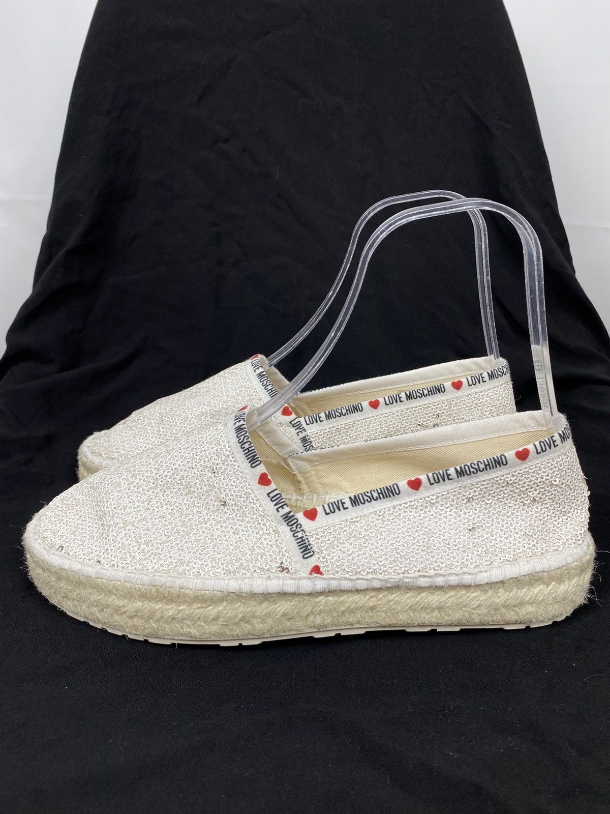 Love Moschino Love Moschino Glitter Espadrilles size 41 Size US 11 / IT 41 - 3 Thumbnail