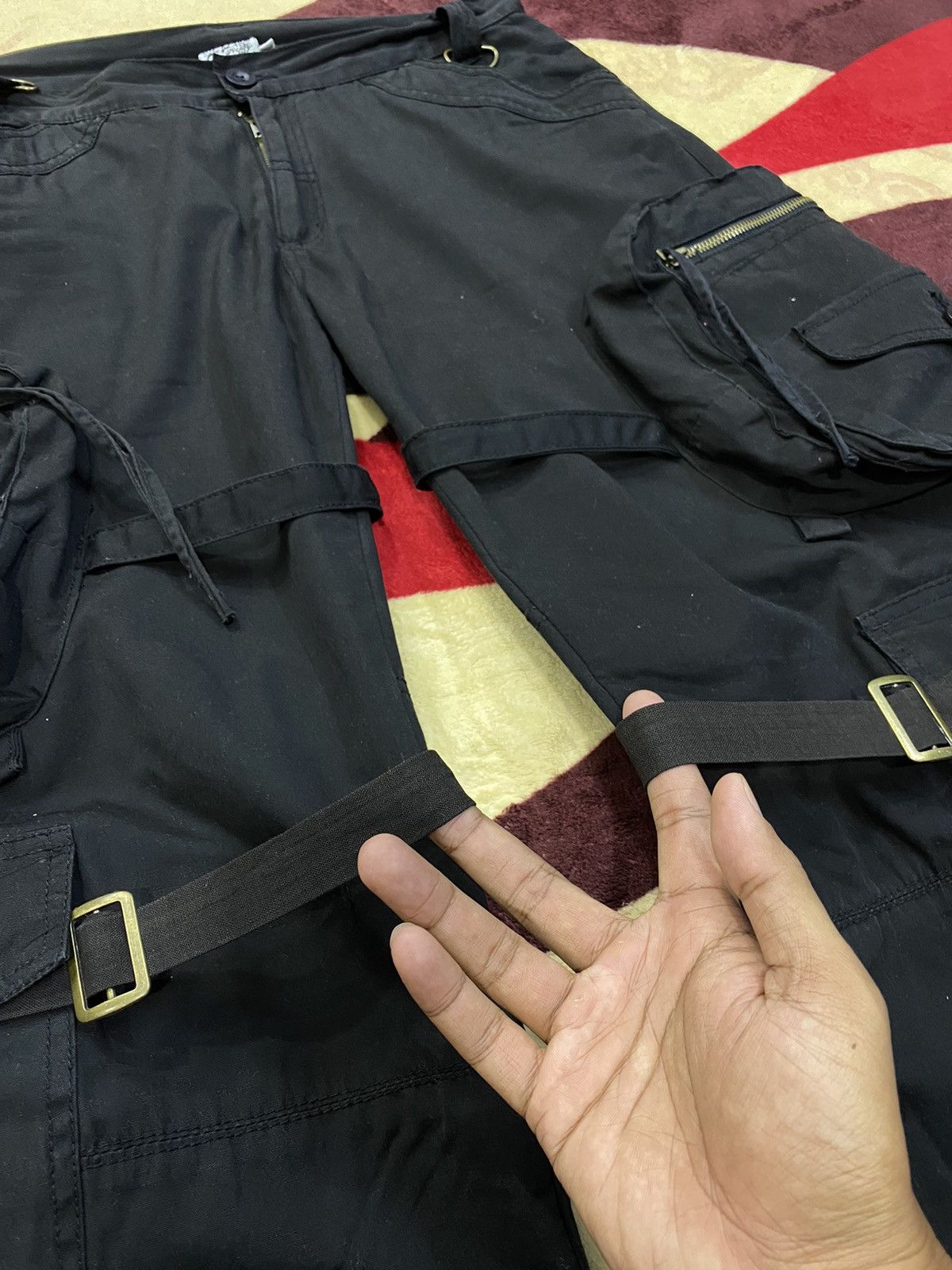 Japanese Brand Tactical Multipocket Bondage Pants (Action Lad Figure Inc) Size US 34 / EU 50 - 4 Thumbnail