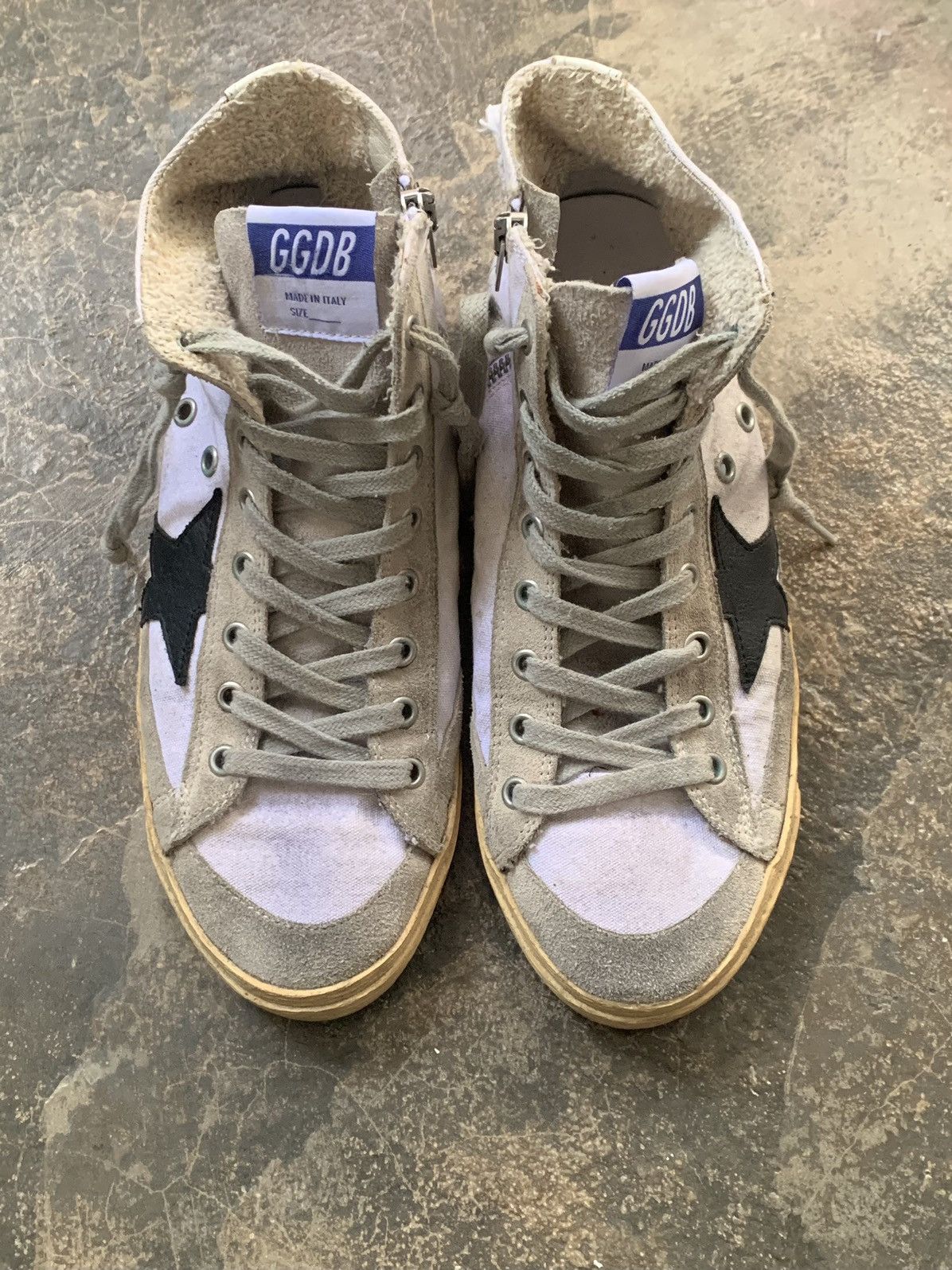 Golden Goose Golden Goose Francy High Suede Sneakers Size US 5.5 / EU 38 - 1 Thumbnail