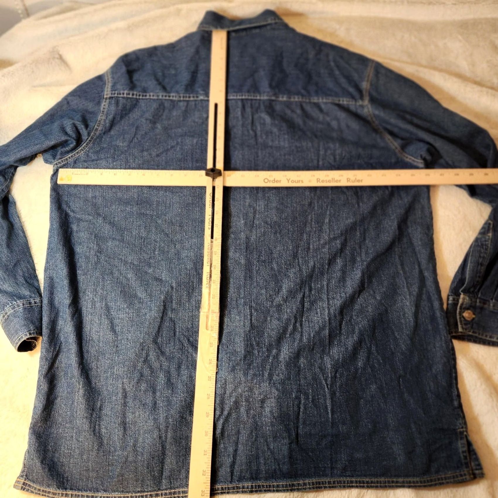 Levi's VINTAGE Levi's SilverTab Shirt Mens Large Denim Button Up Long Sleeve 90s Y2k Streetwear Core Size US L / EU 52-54 / 3 - 7 Thumbnail
