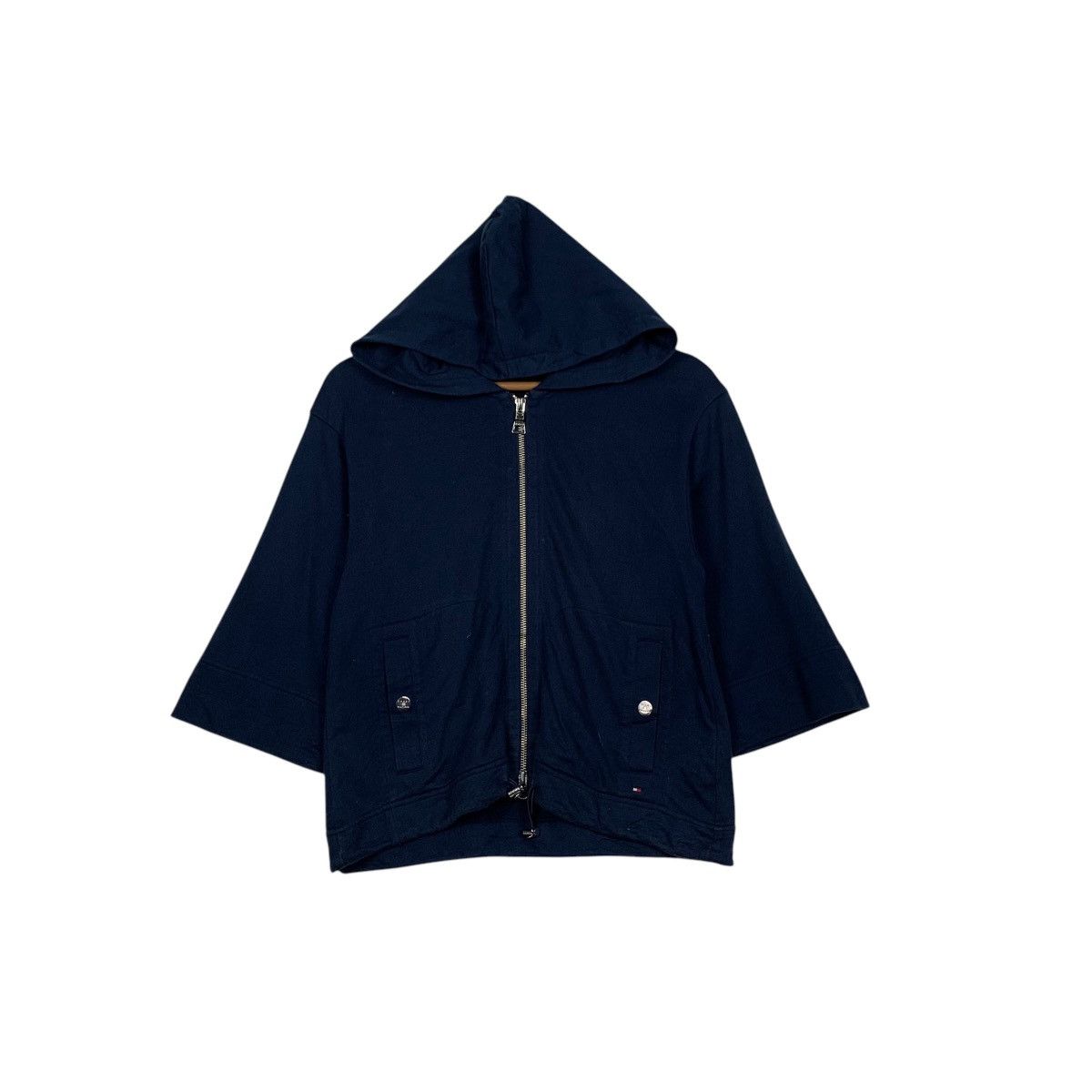 Tommy Hilfiger TOMMY HILFIGER 3q Sleeve Zipper Hoodies #1692-C75 Size S / US 4 / IT 40 - 1 Thumbnail