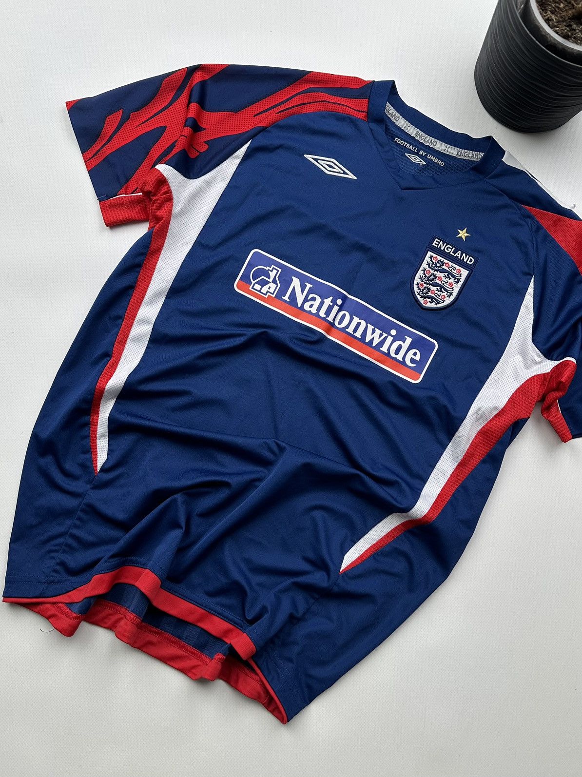 Maillot Vintage Umbro Angleterre 2006-2007 - Homme Taille S